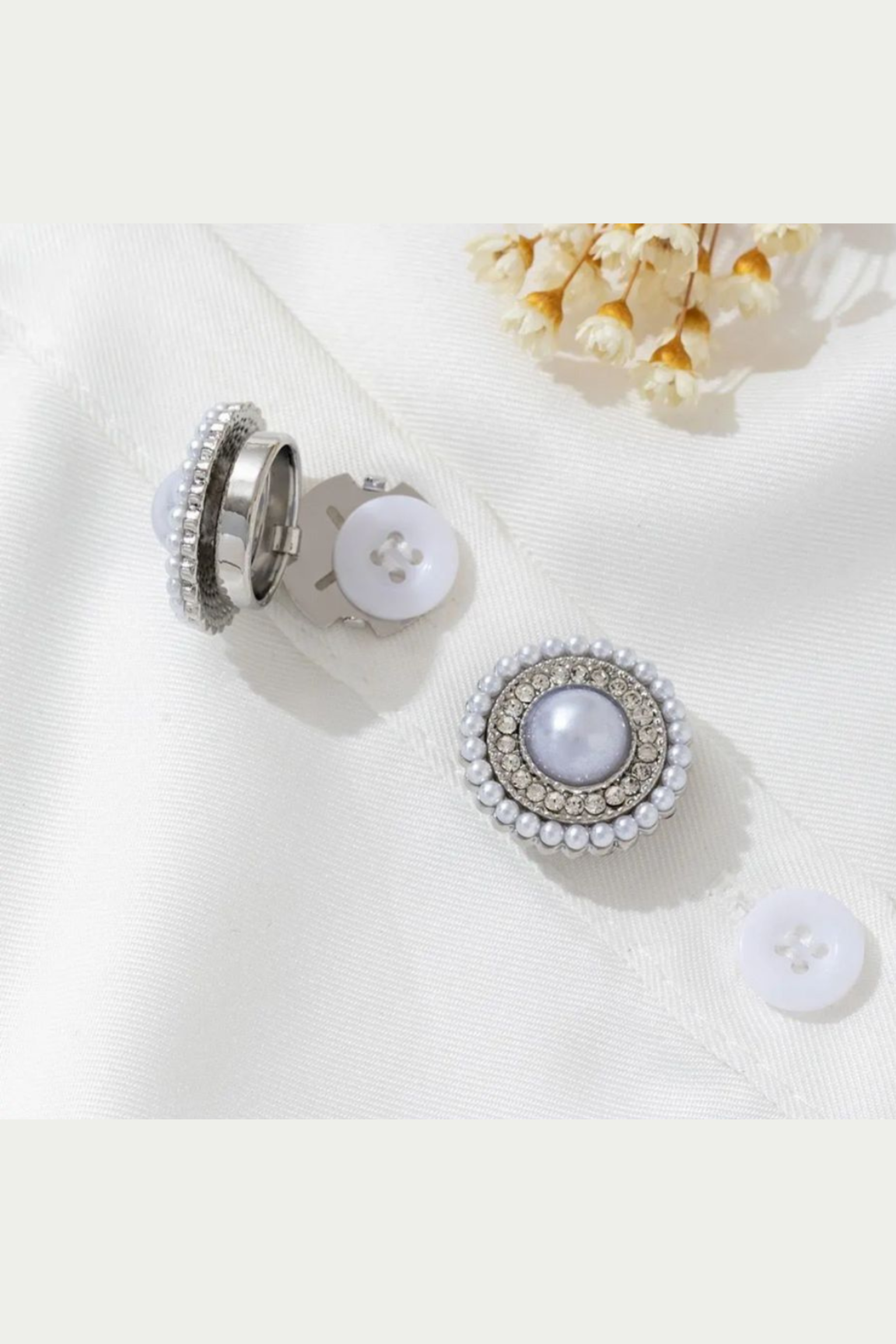 Classic Pearl Aura | Button Covers