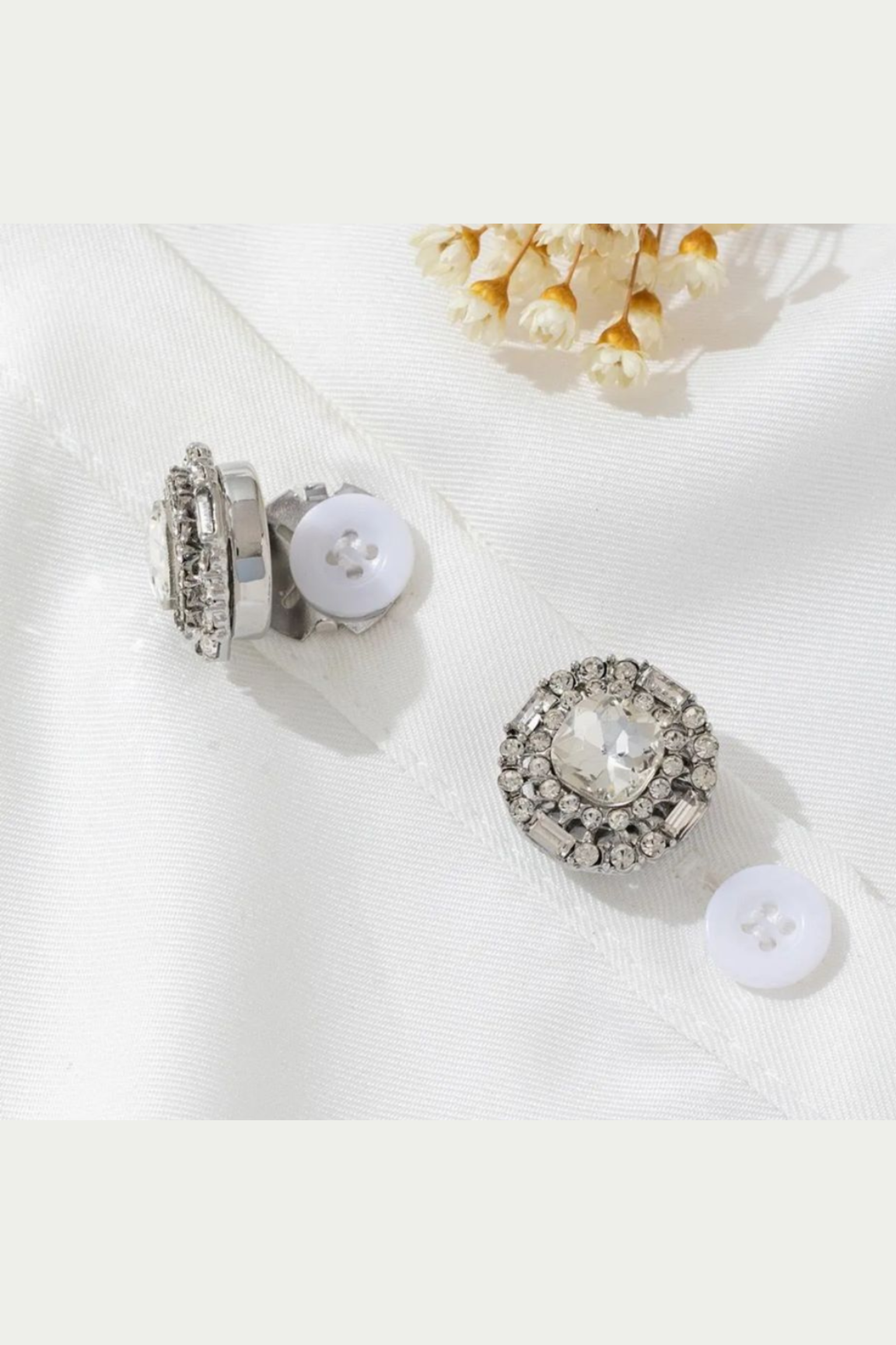 Solitaire Halo | Button Covers