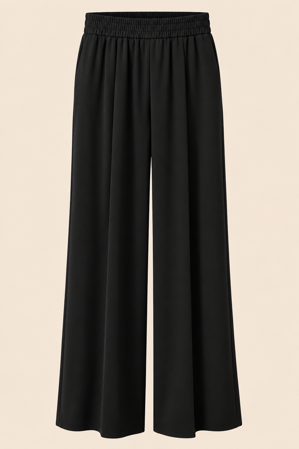 Amara Wide Leg Trousers – Black