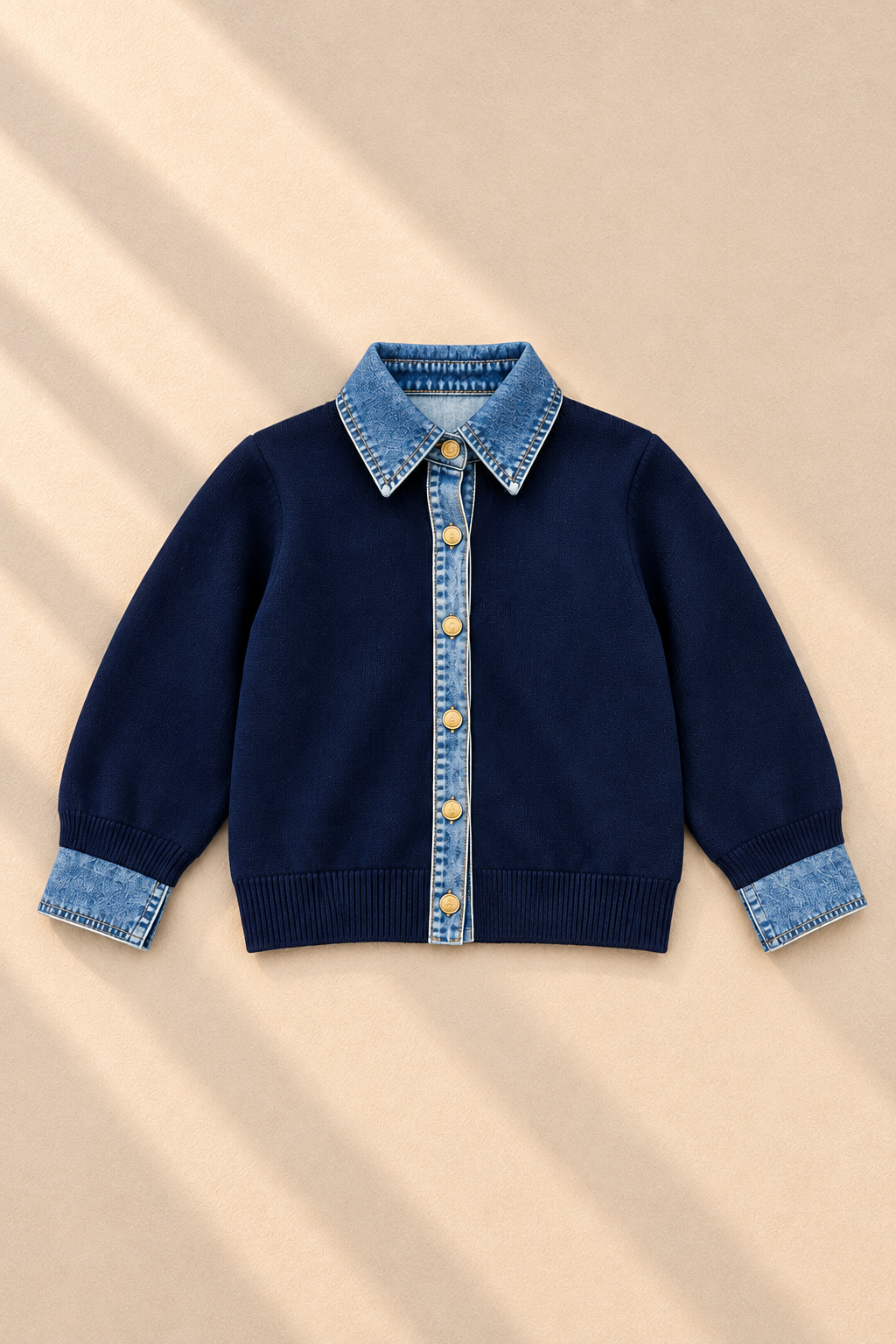 Jessie Denim Cardigan – Navy