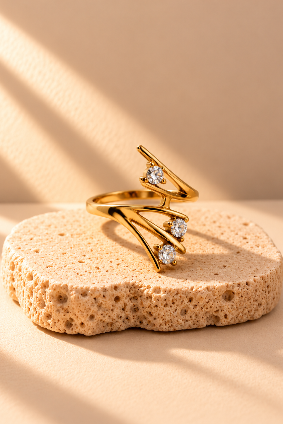 Arielle Crystal Vine Ring