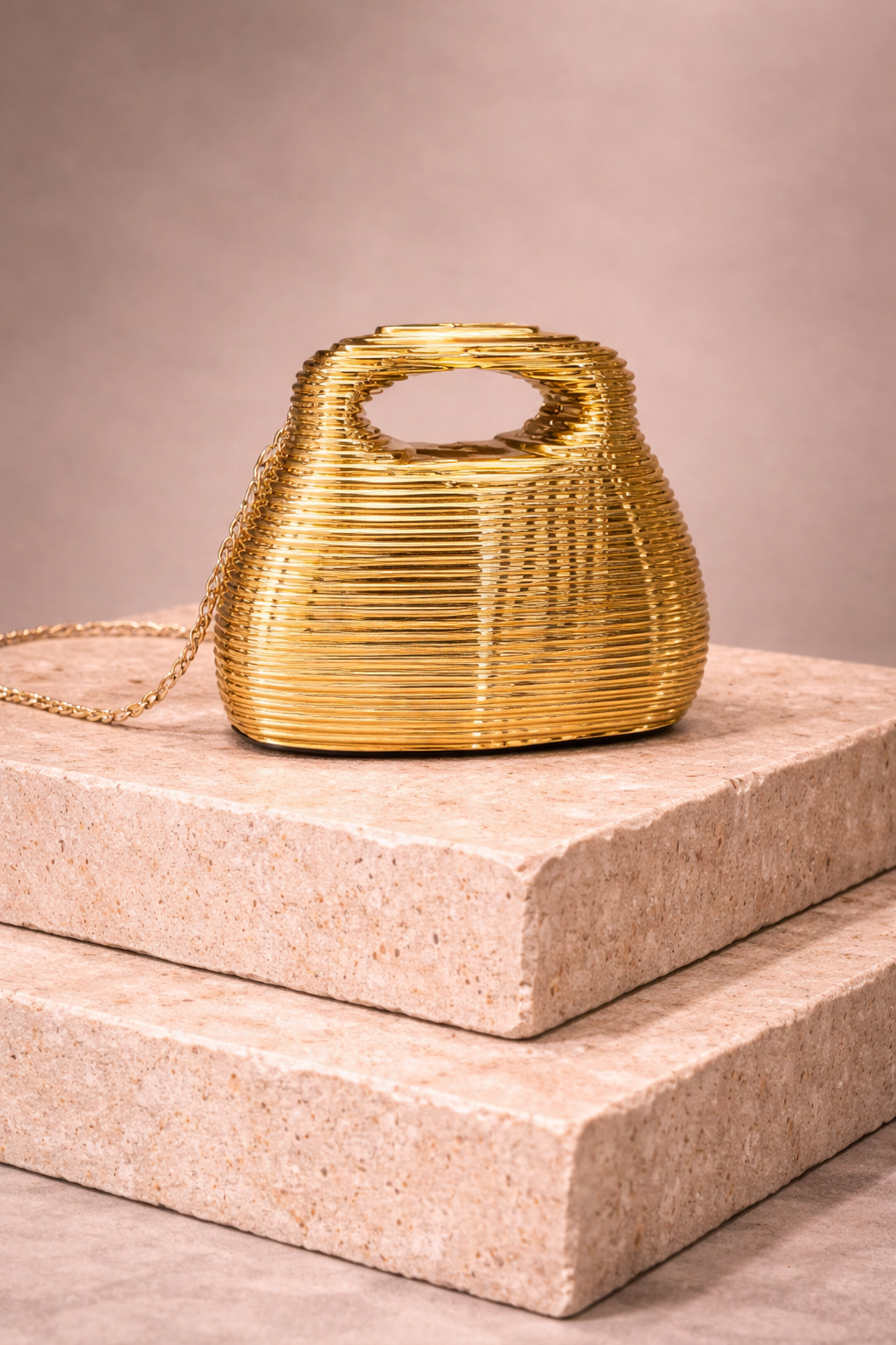 Argent Sculpt Mini Bag