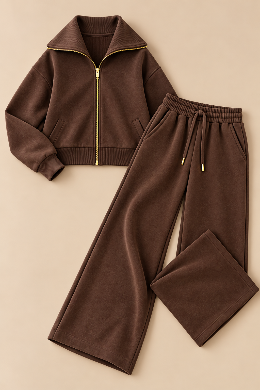 Norelle Zip Co-ord – Coffee