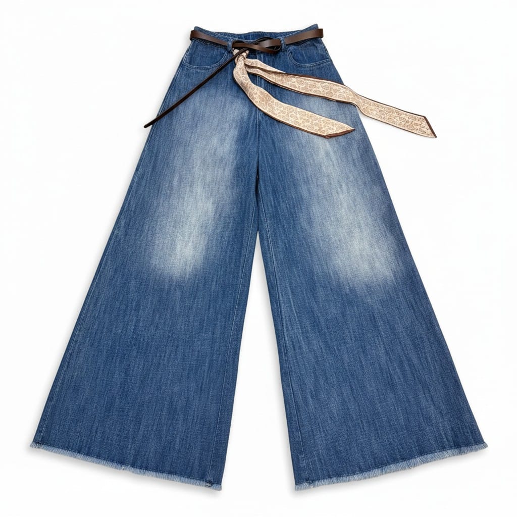 Isla Relaxed Denim Jeans – Vintage Blue
