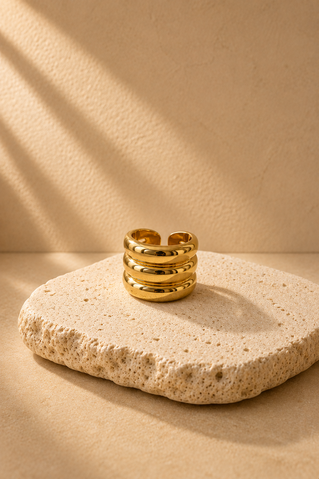 Celeste Triple Band Ring
