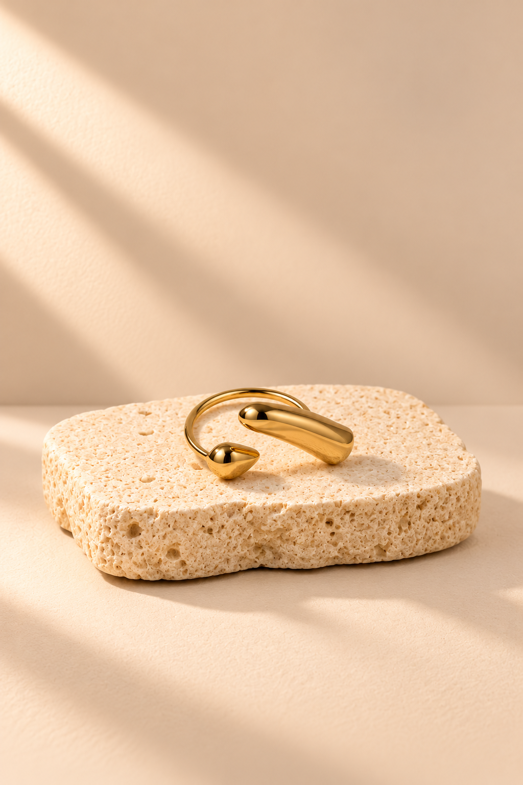 Cleo Sculptural Open Ring