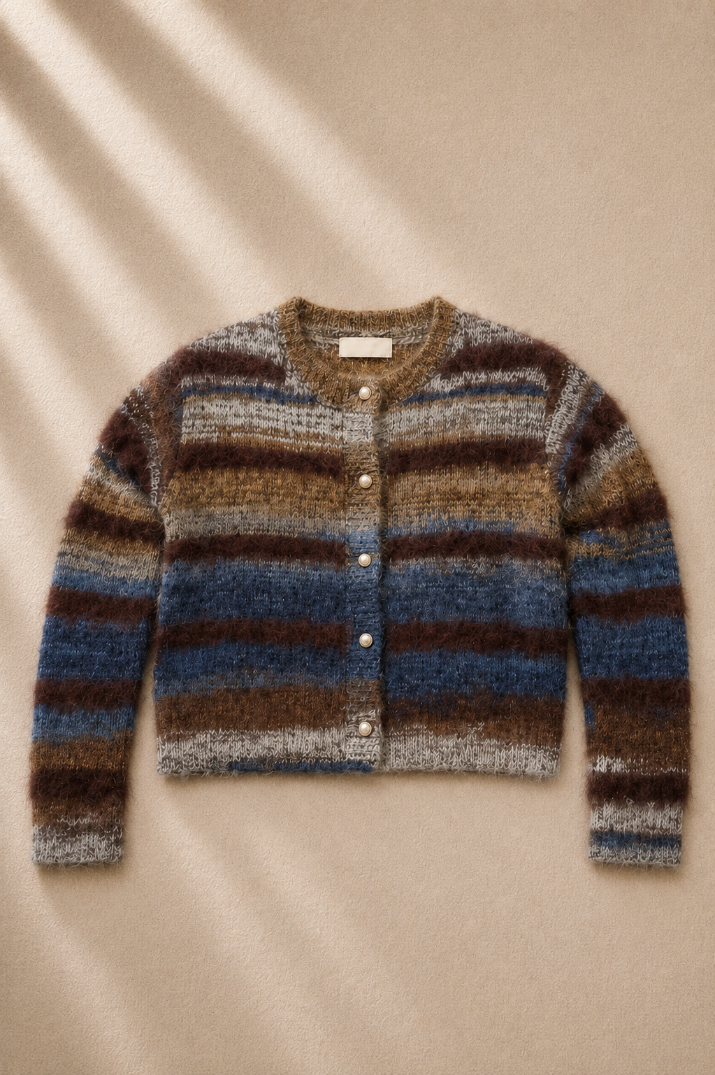 Highland Stripe Knit Cardigan