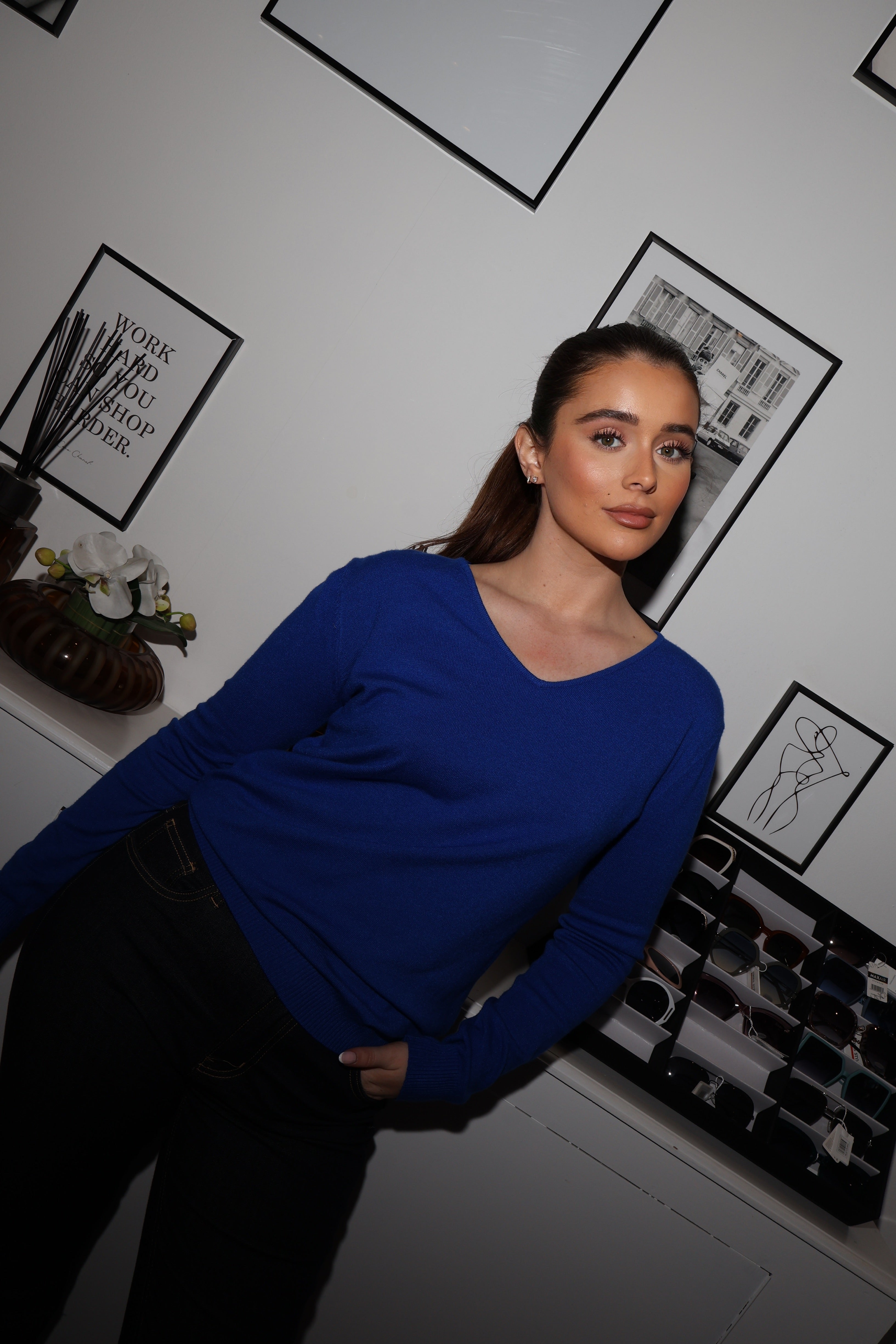 V-Neck Lightweight Jumper