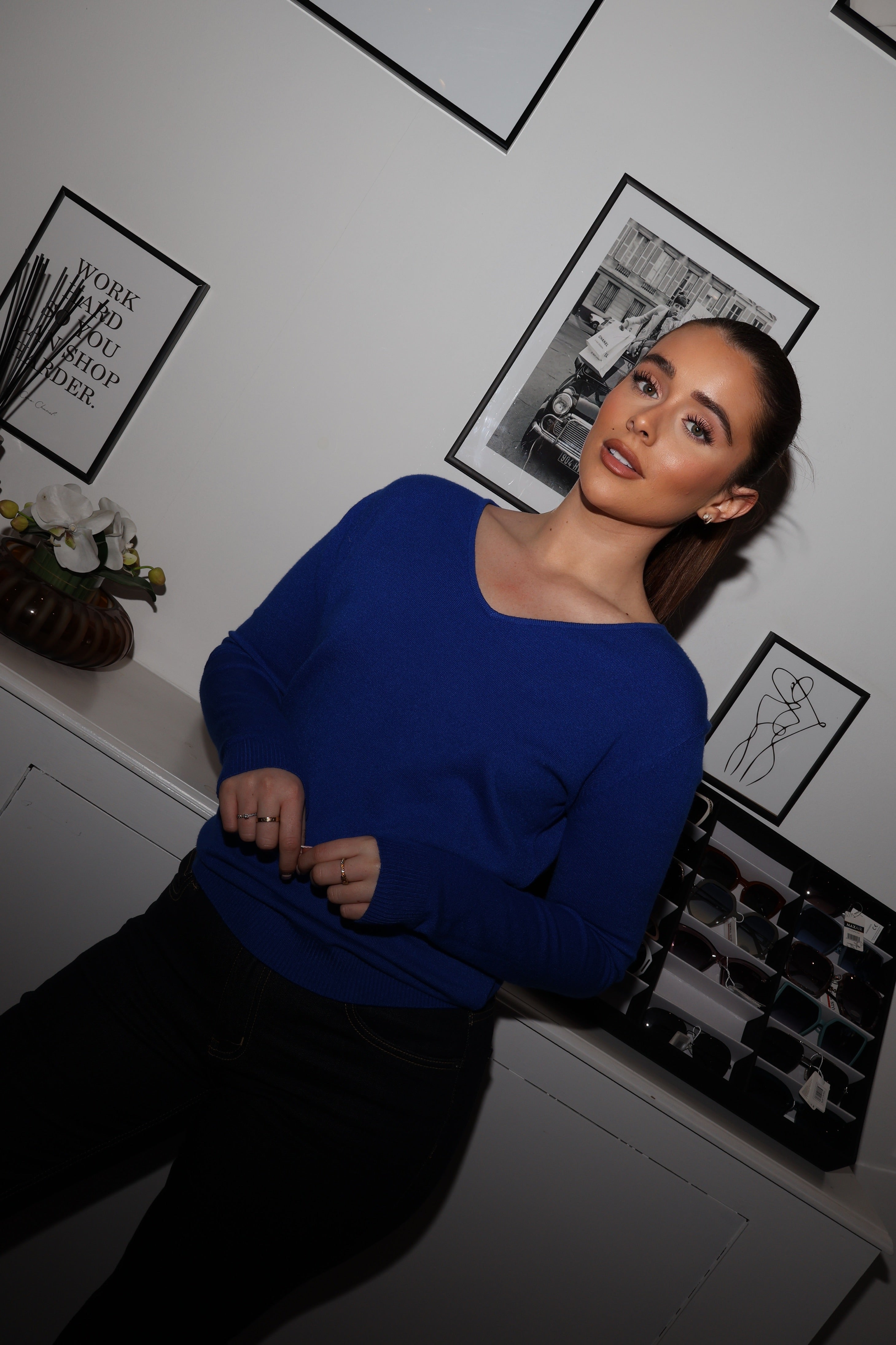 V-Neck Lightweight Jumper