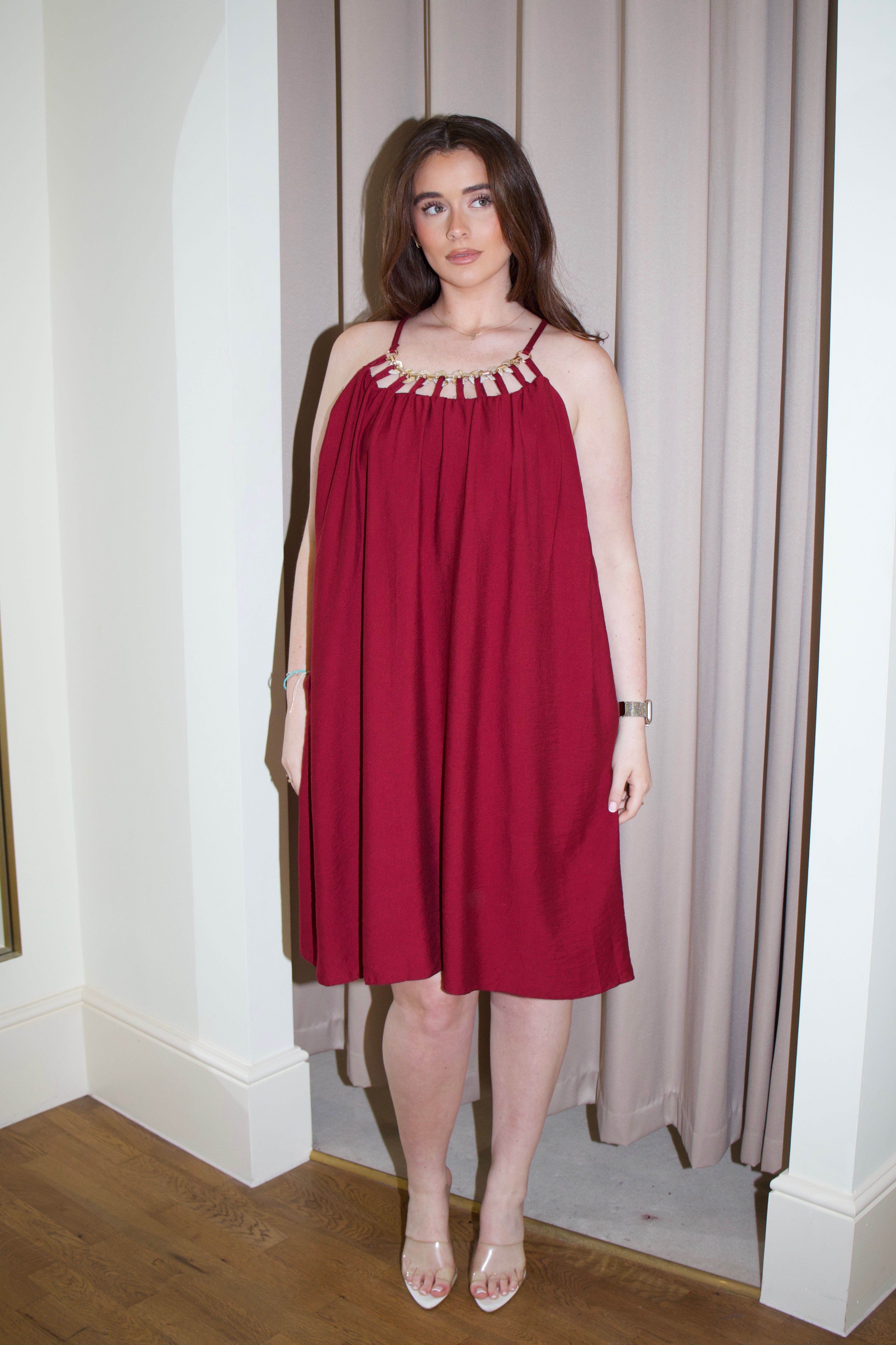 Ruby Elegance Dress