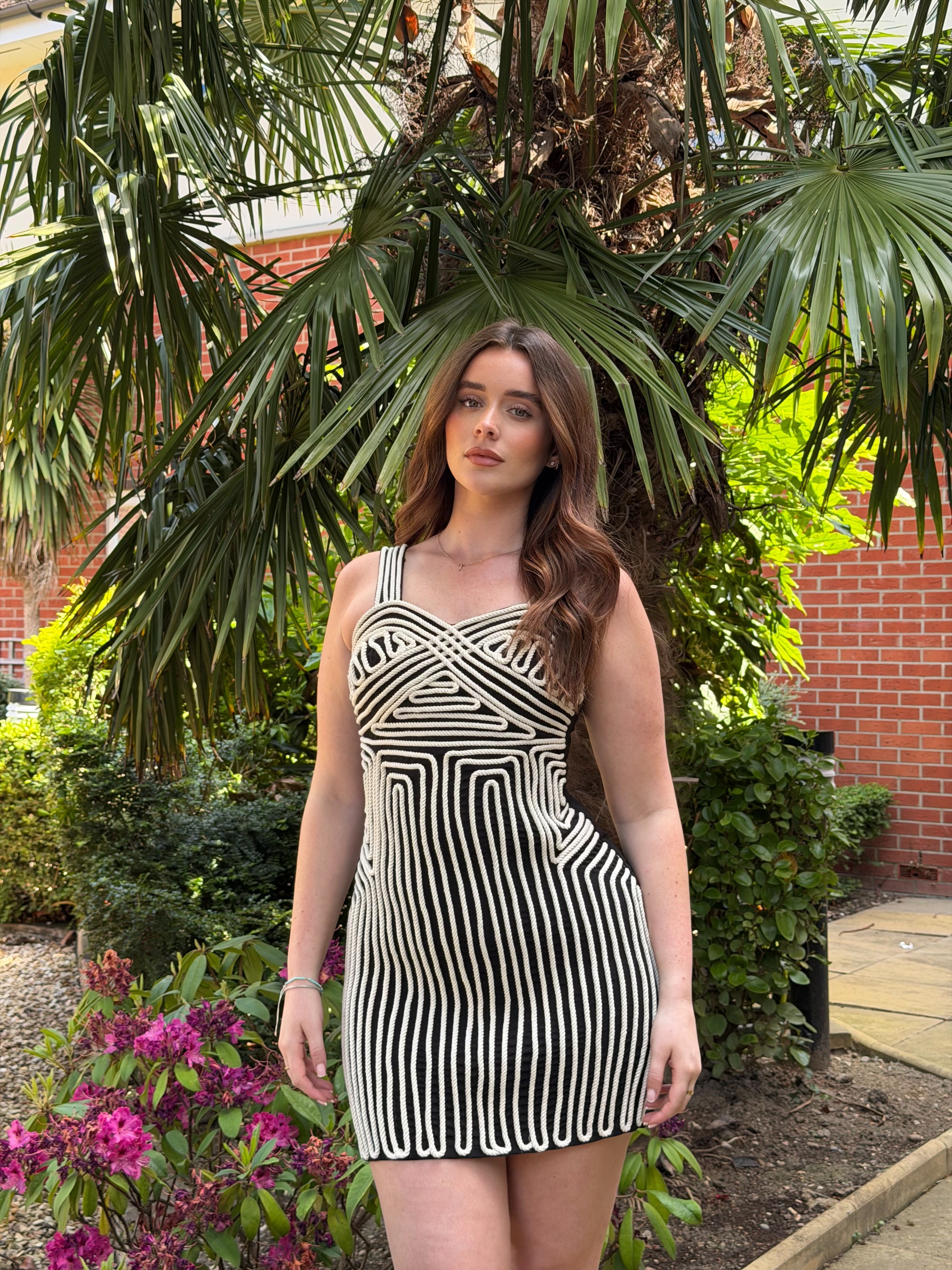 Textured Mini Dress