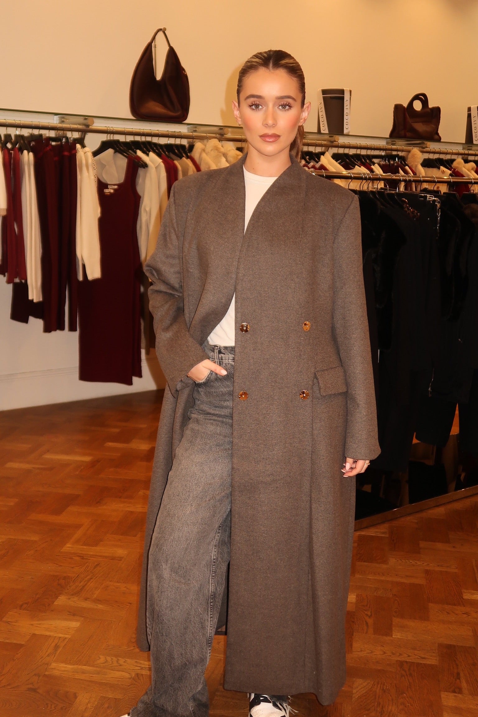 Lysandra Long Coat