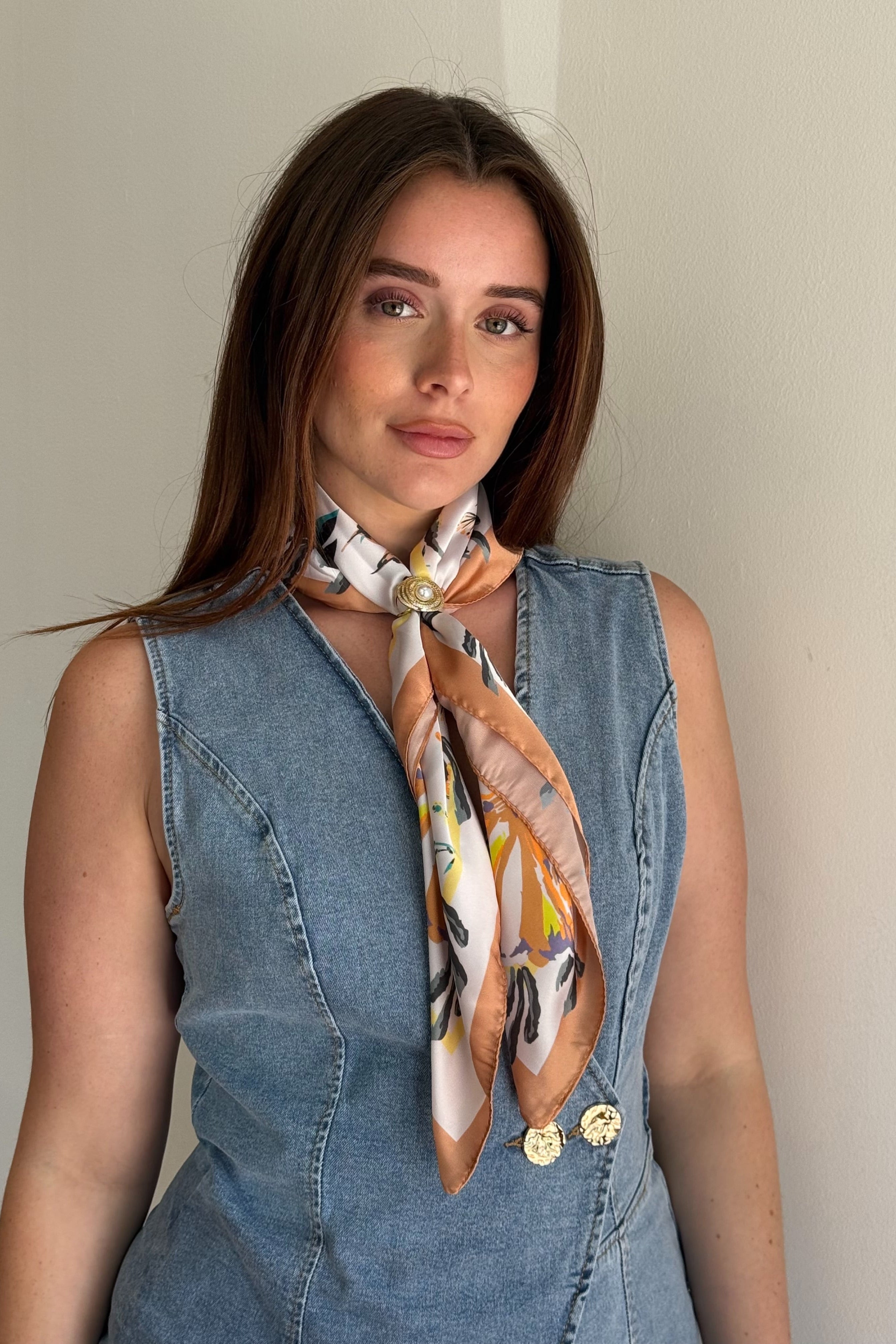 Coco Ivy Silk Scarf