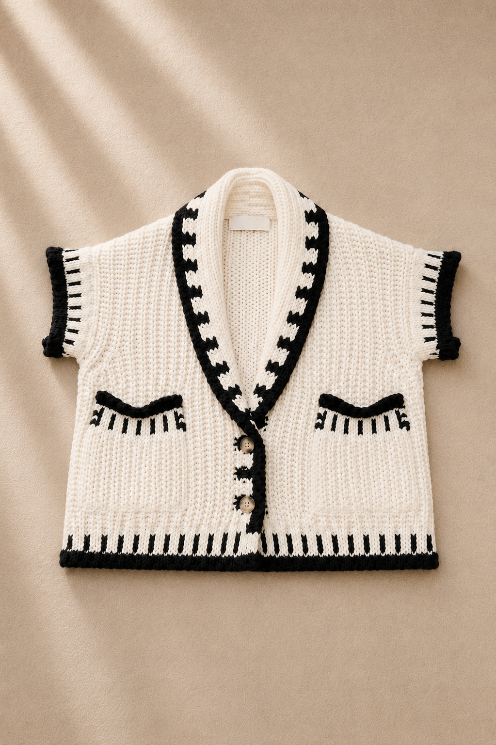 Kensington Contrast Knit Gilet