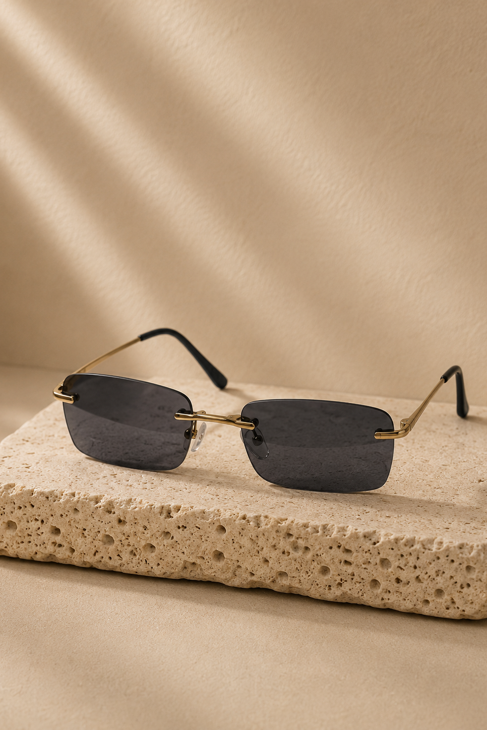 Luxe Sunglasses Black Gold