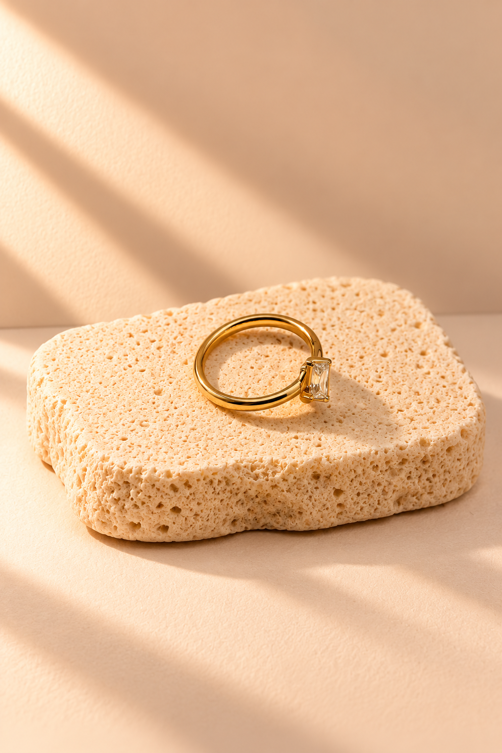 Lyra Crystal Sculptural Ring