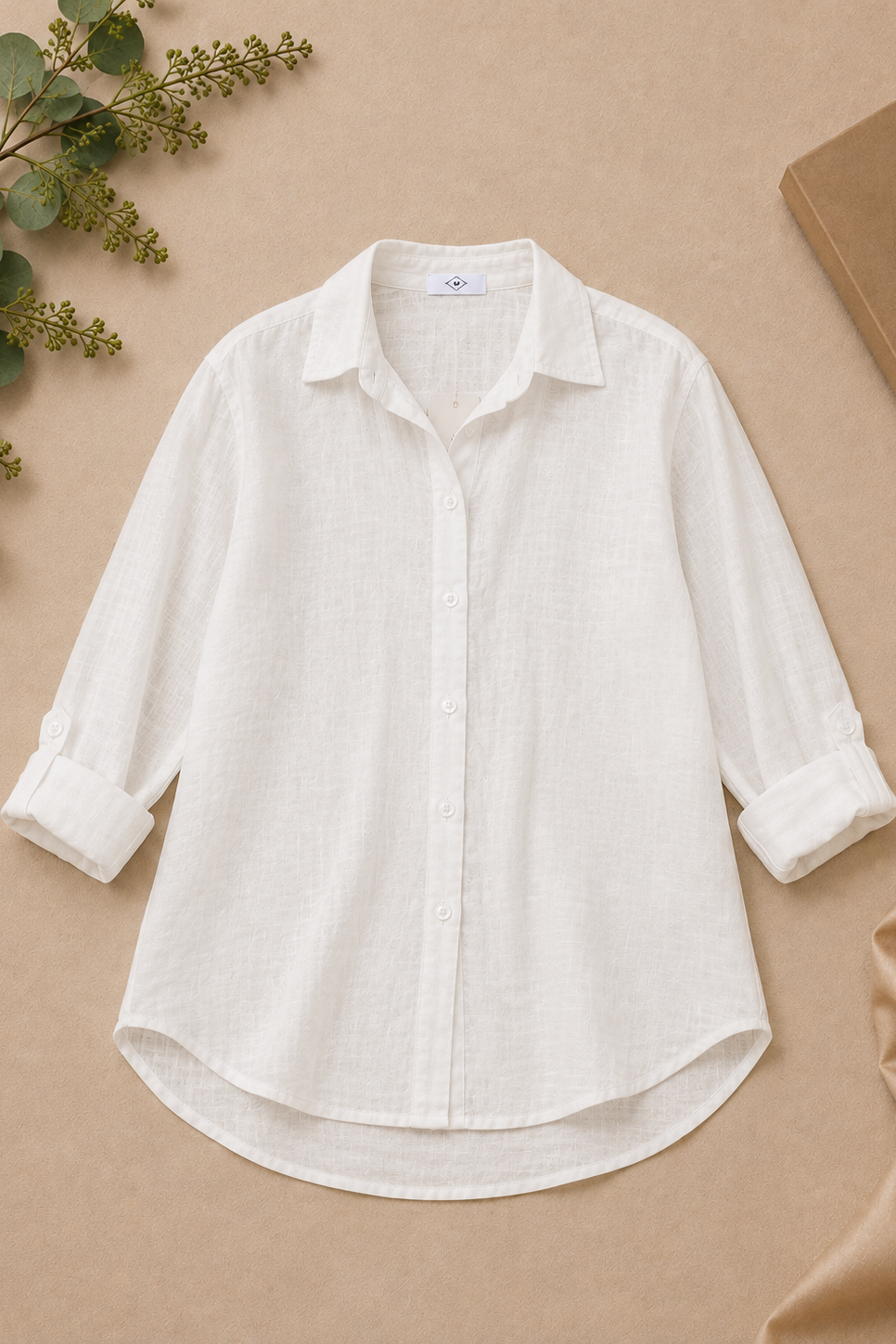 Marlow Linen Shirt - White