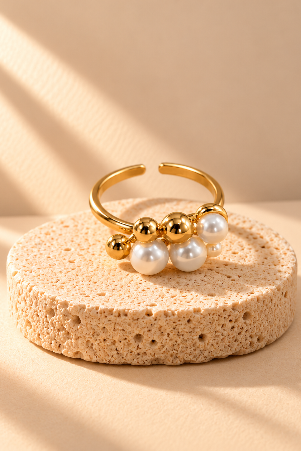 Nola Pearl Cluster Ring