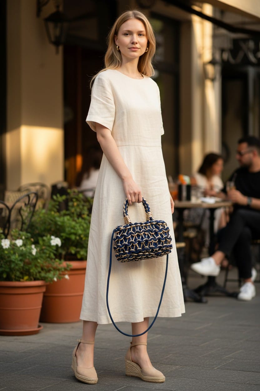 Isla Woven Mini Tote