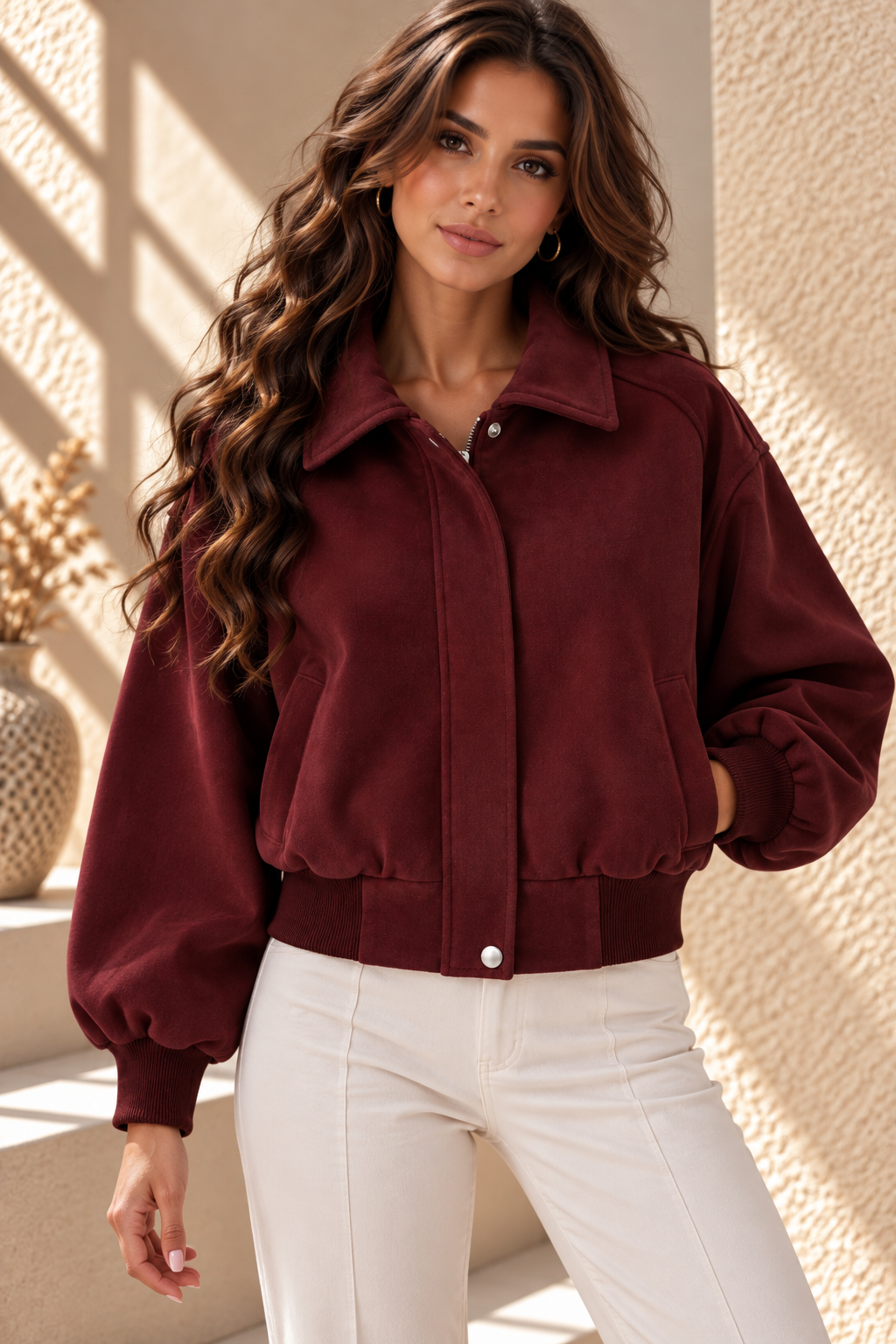Rivelle Jacket - Burgundy