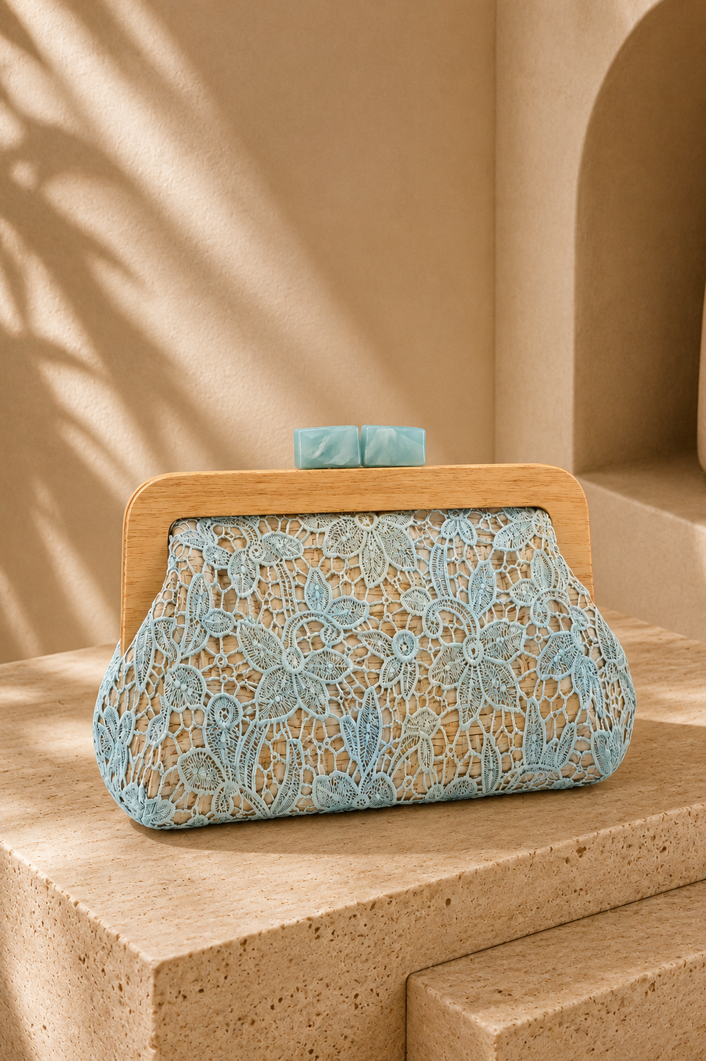Sky Lace Clutch