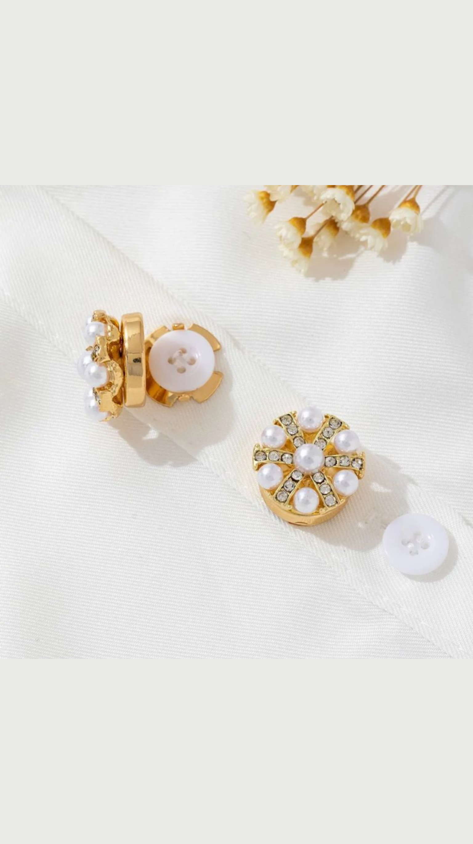 Pearls | Button Covers