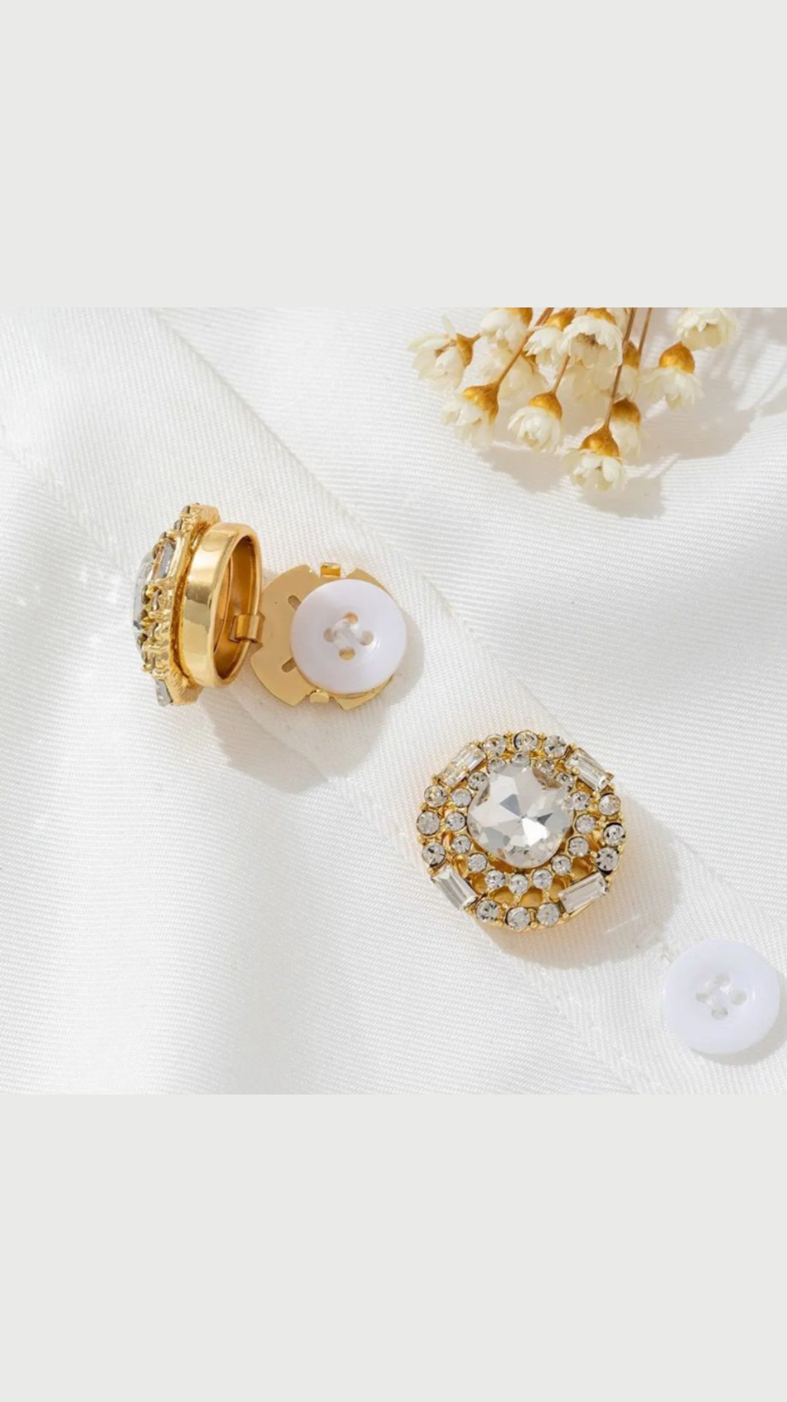 Solitaire Halo | Button Covers