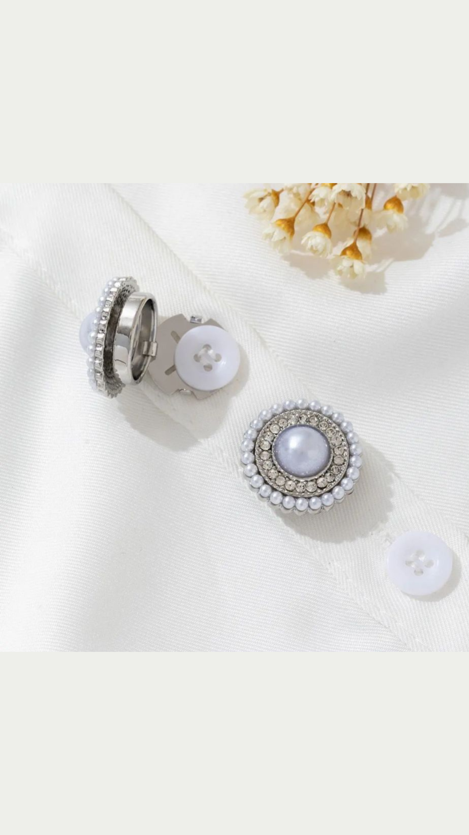 Classic Pearl Aura | Button Covers