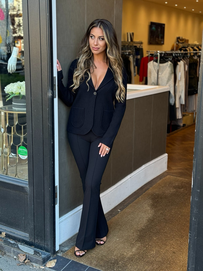 LIZA BLAZER CARDIGAN