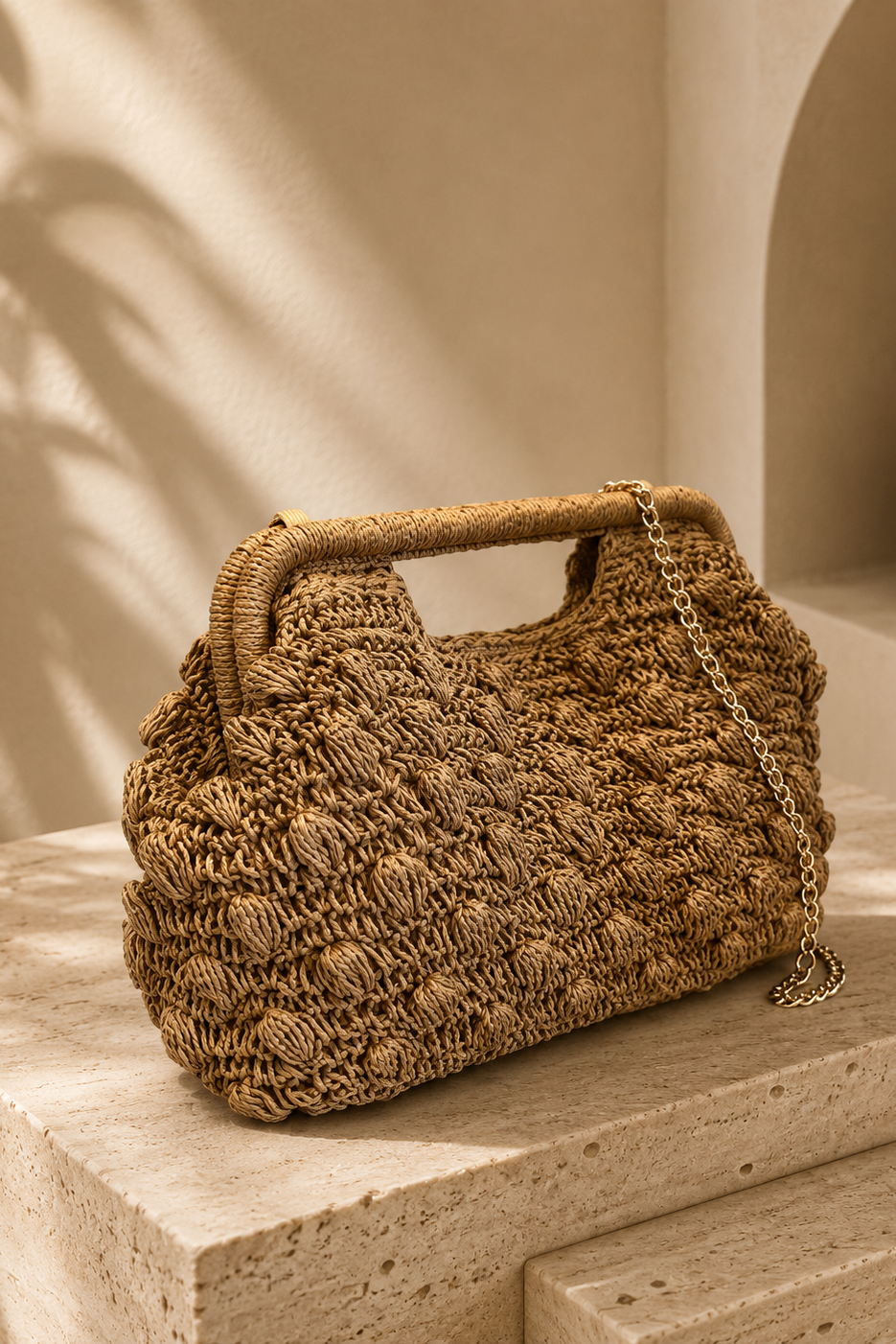 Amalfi Crochet Clutch