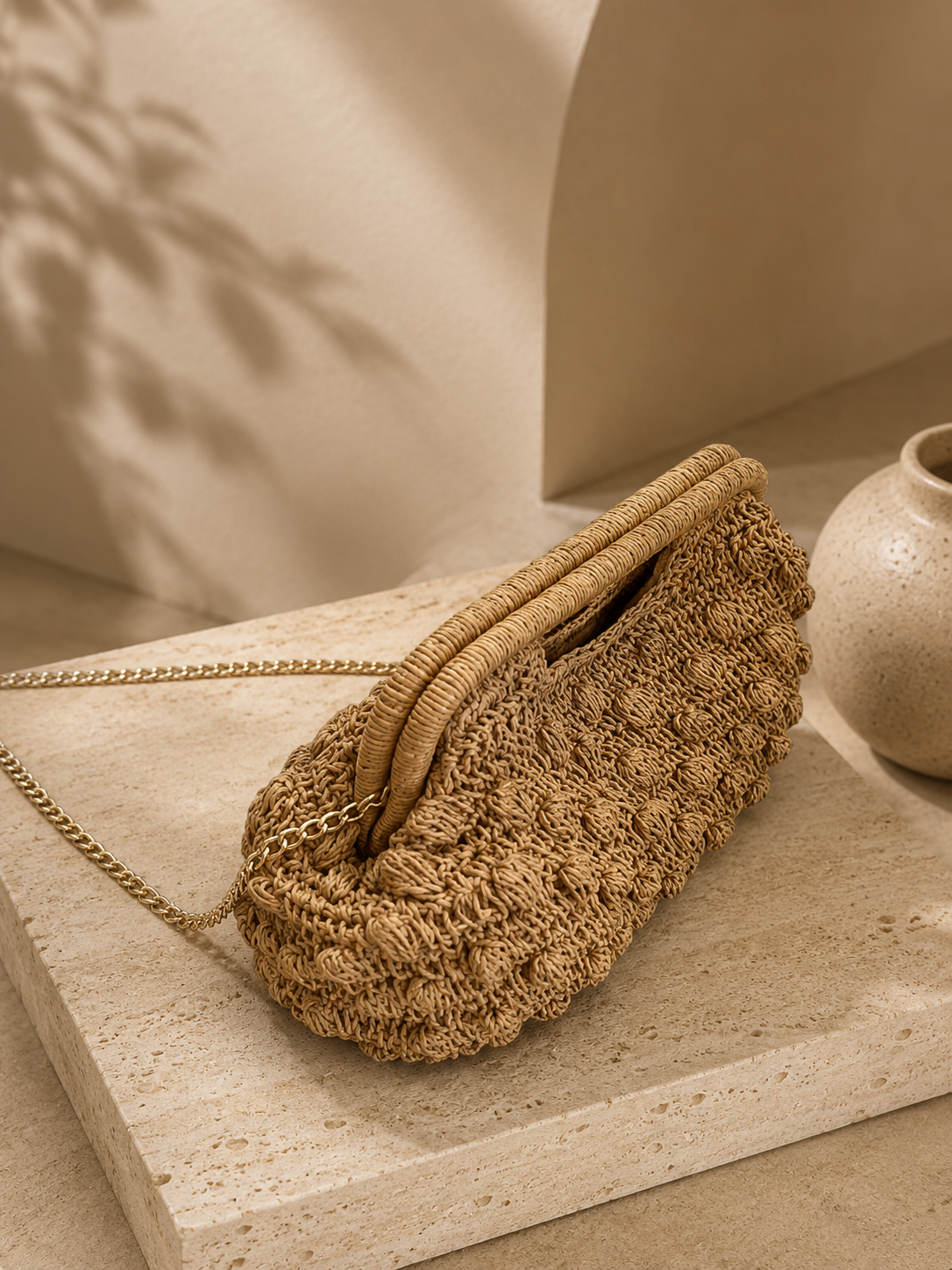 Amalfi Crochet Clutch