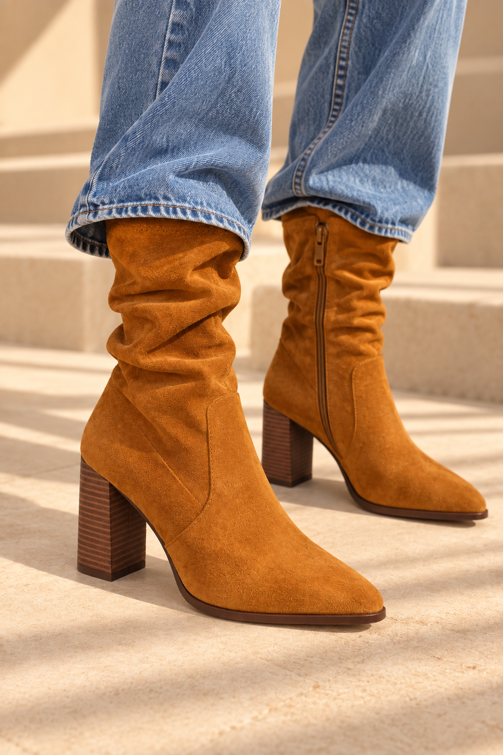 Aster Ruched Boots