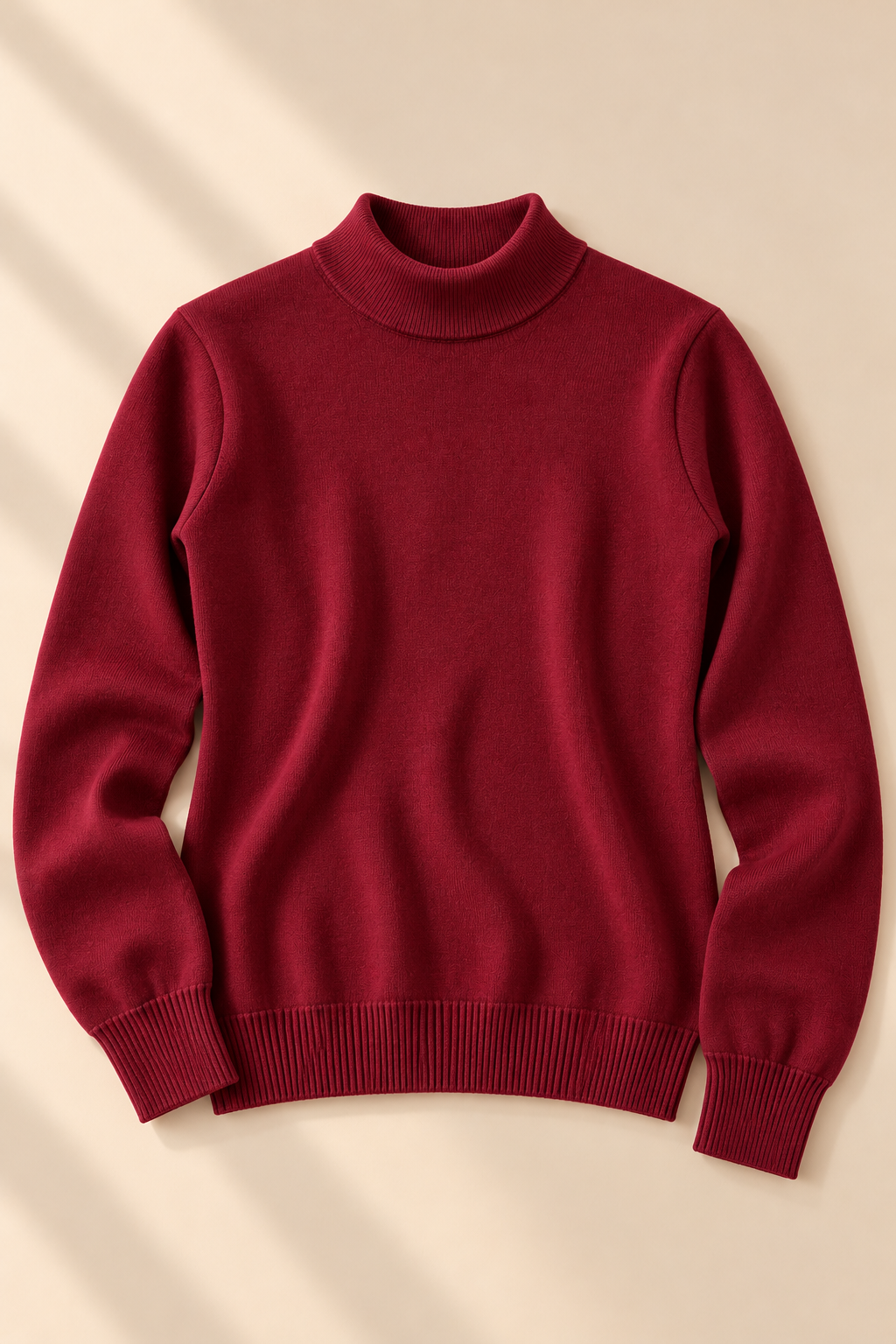 Aveline Turtle Neck Jumper – Burgundy