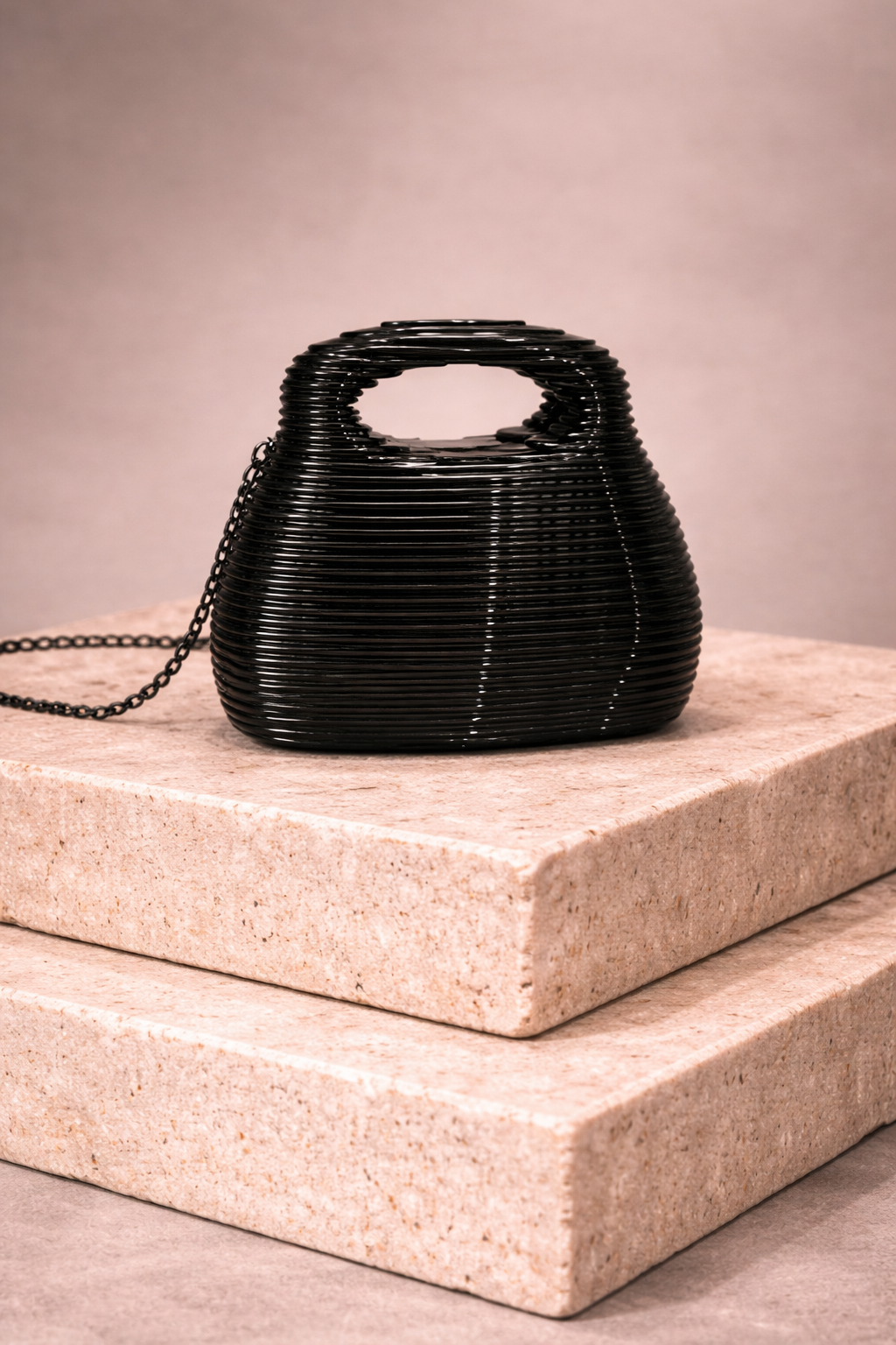 Argent Sculpt Mini Bag
