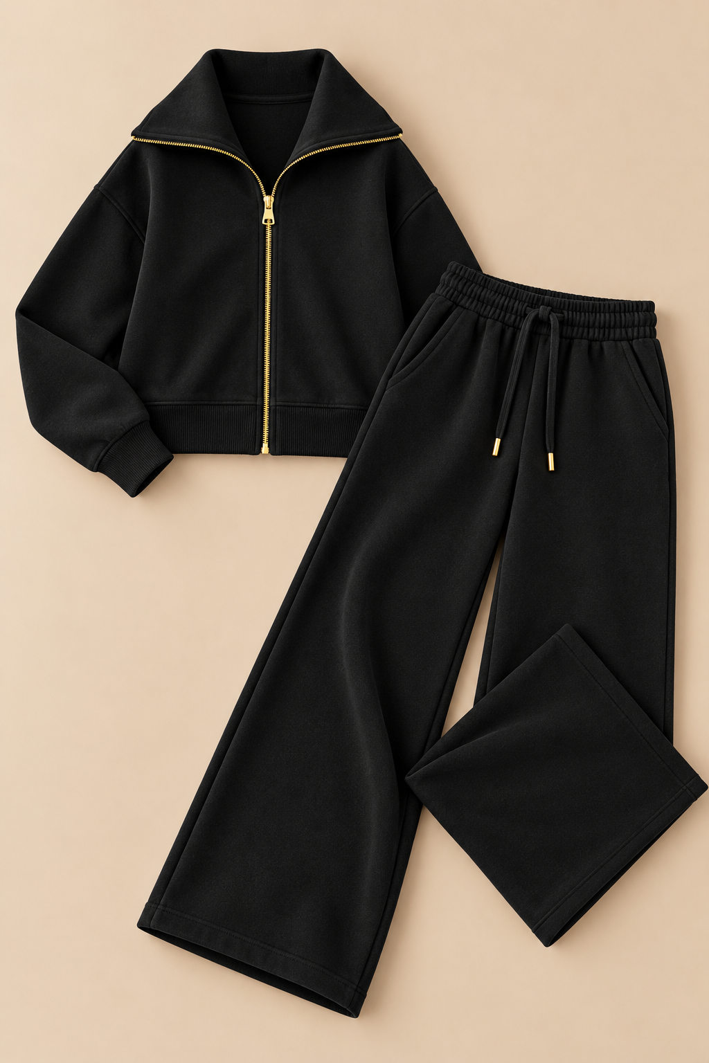 Norelle Zip Co-ord – Black