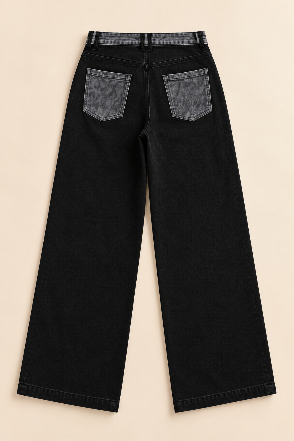 Blythe Wide Leg Jeans – Black