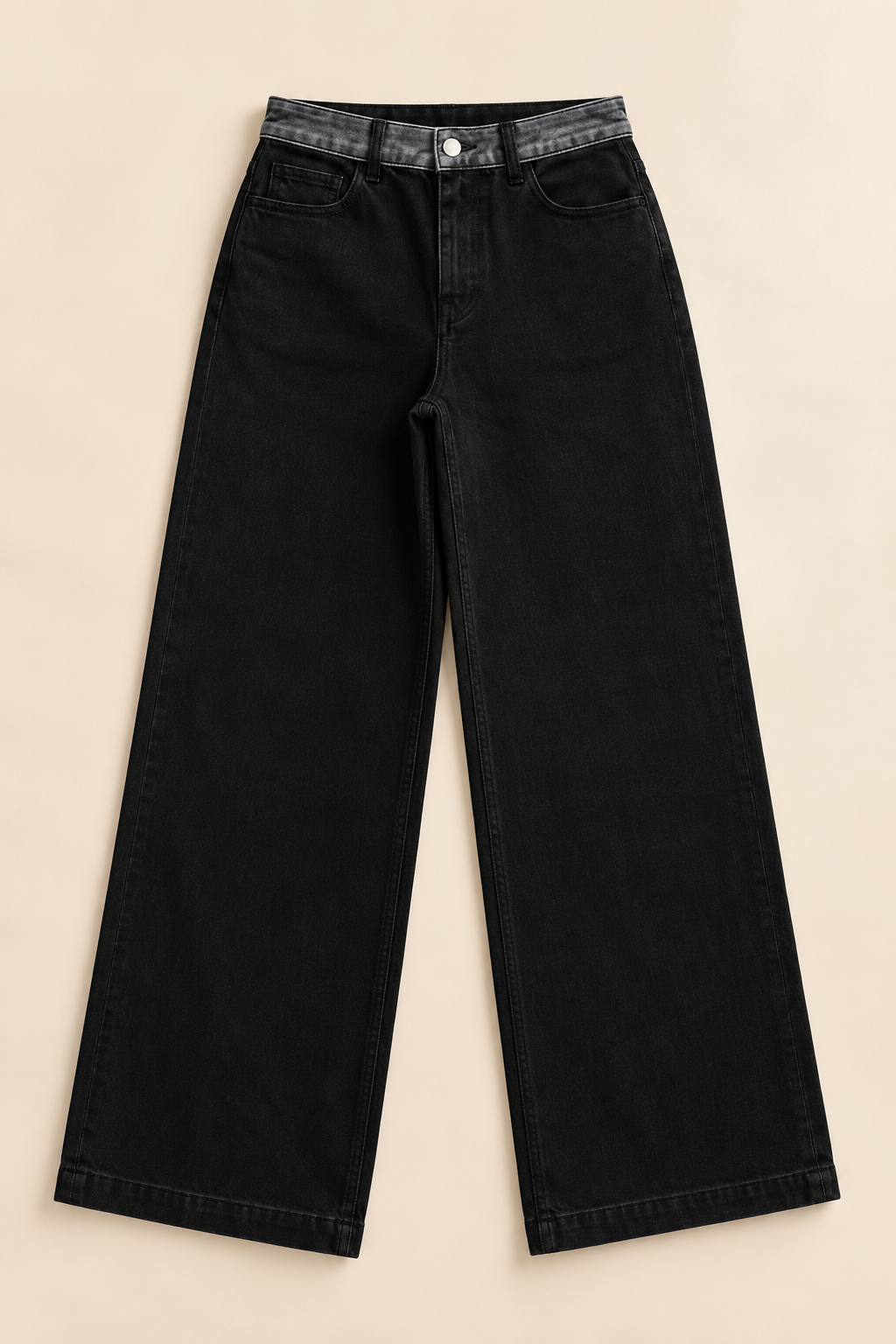 Blythe Wide Leg Jeans – Black