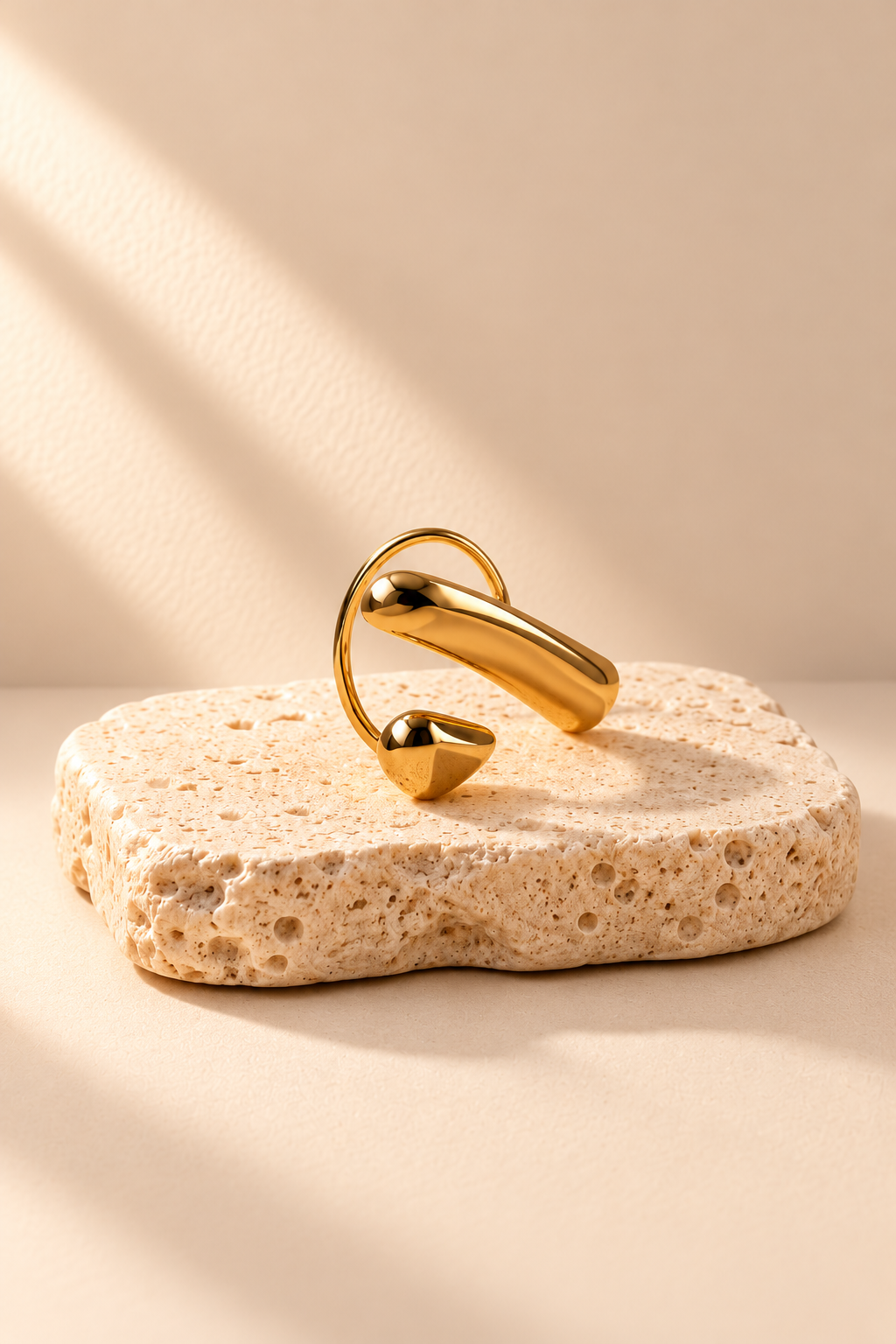 Cleo Sculptural Open Ring