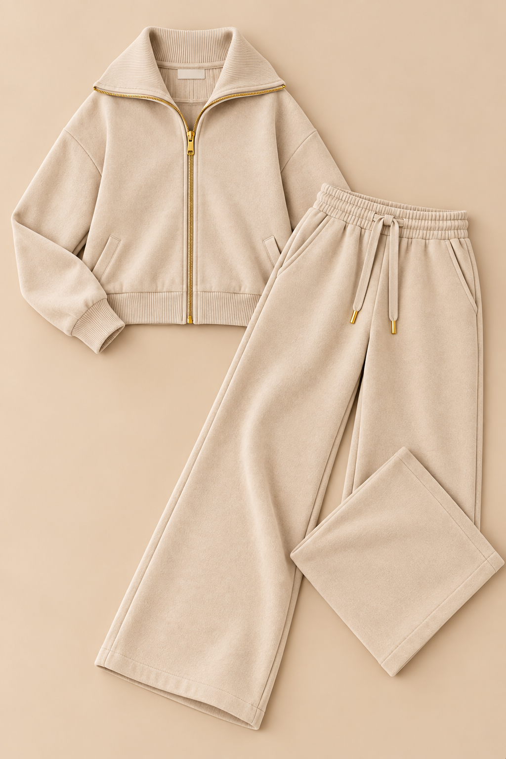 Norelle Zip Co-ord – Cream