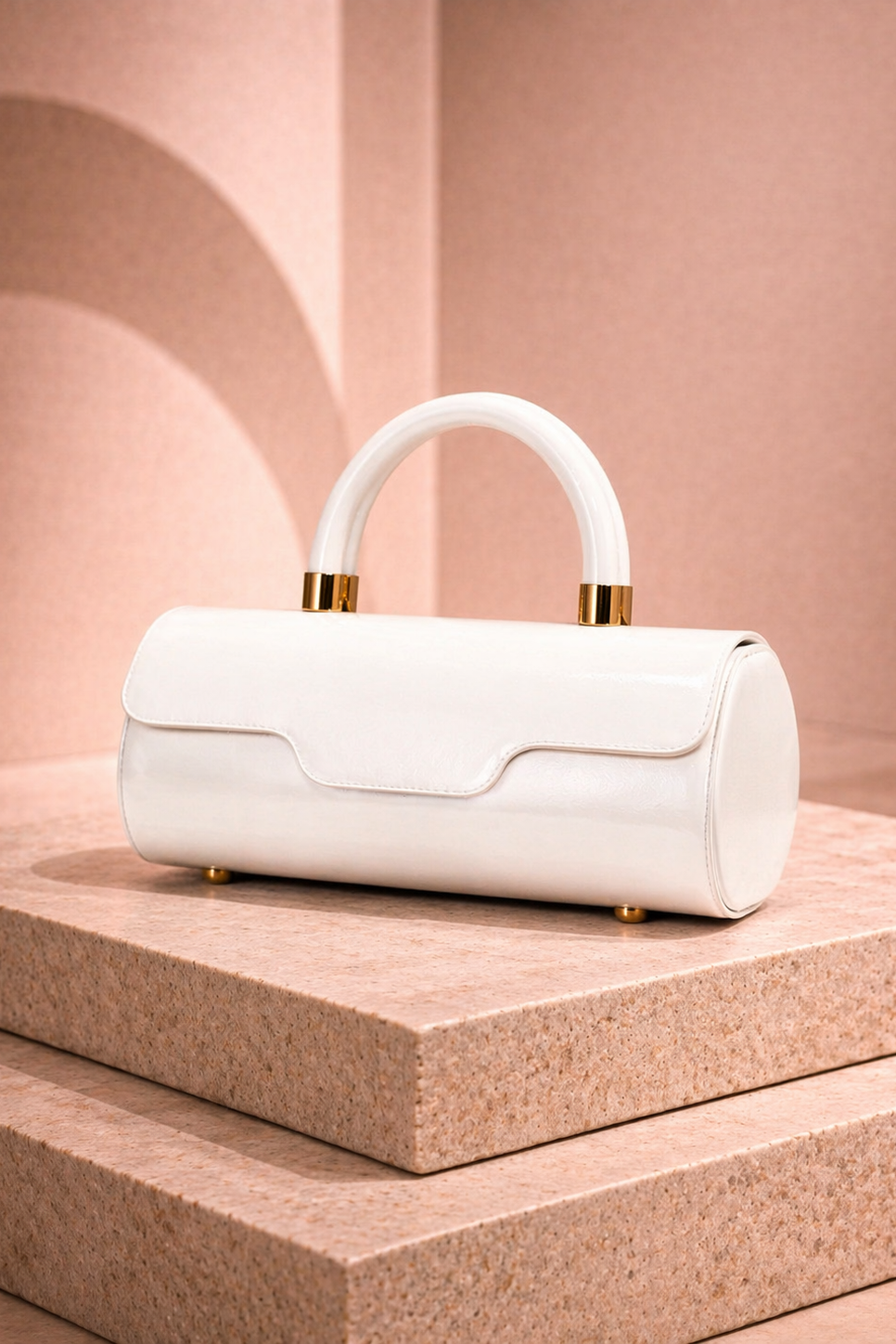 Elara Mini Top Handle - White