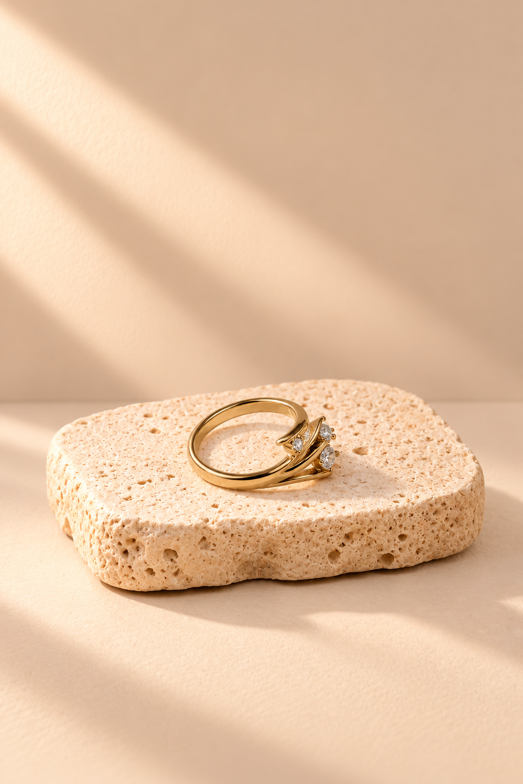Elodie Crystal Twist Ring