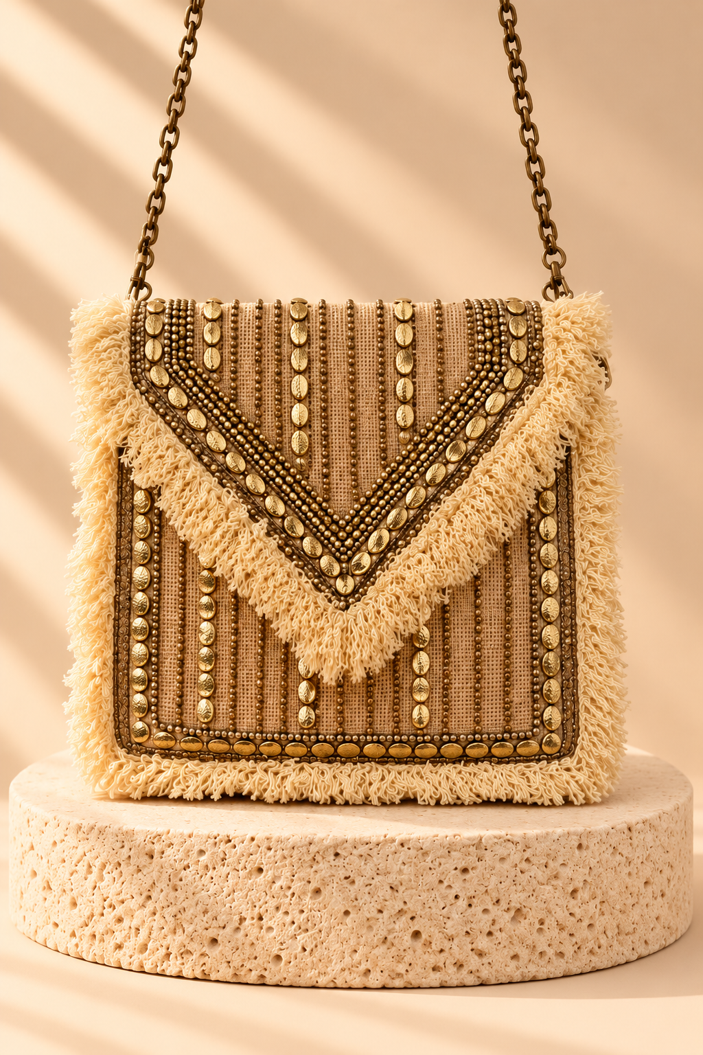 Esme Beaded Fringe Bag