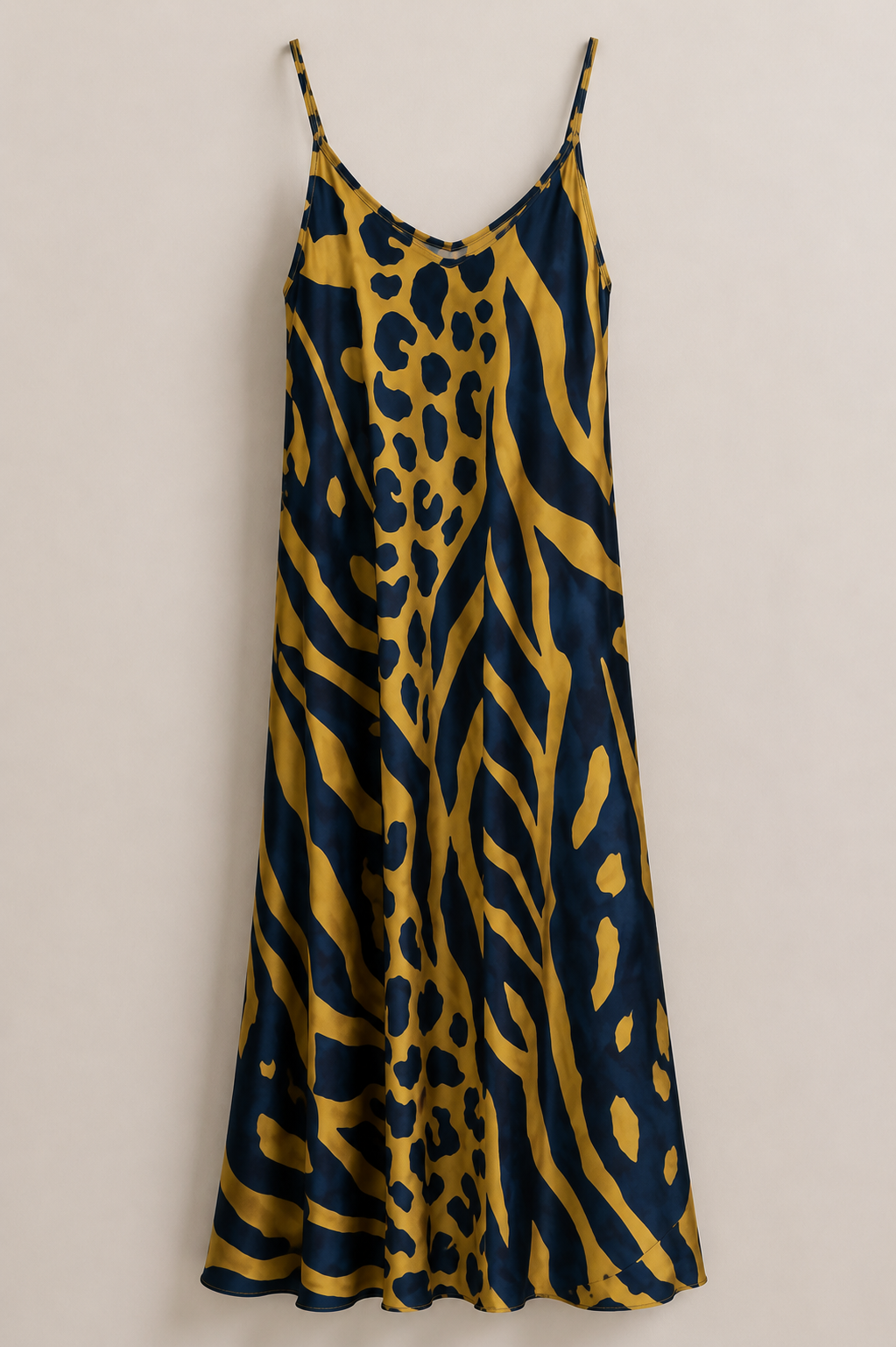 Savanna Muse Slip Dress - Midnight Gold