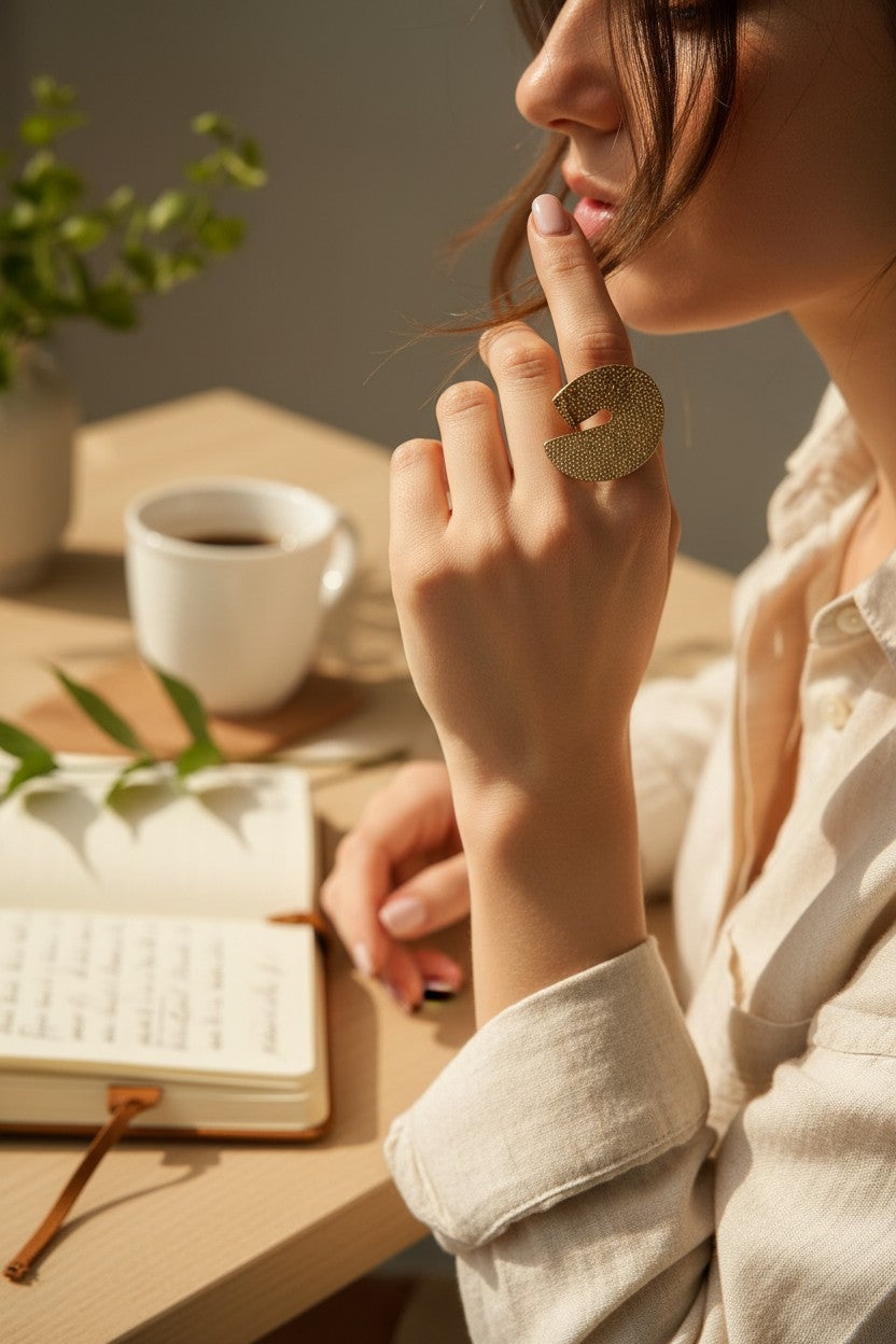 Aurea Disc Ring