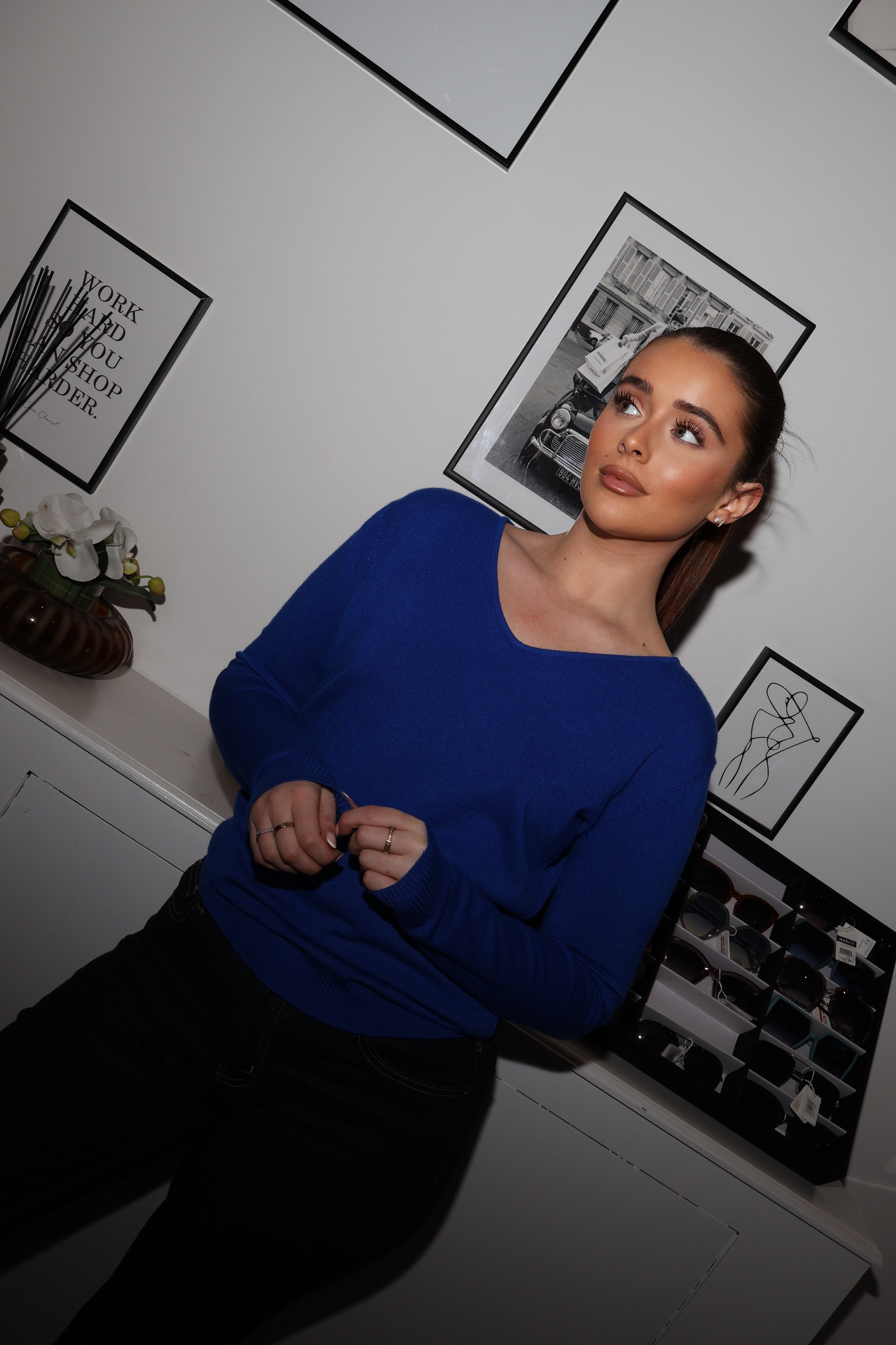 V-Neck Lightweight Jumper