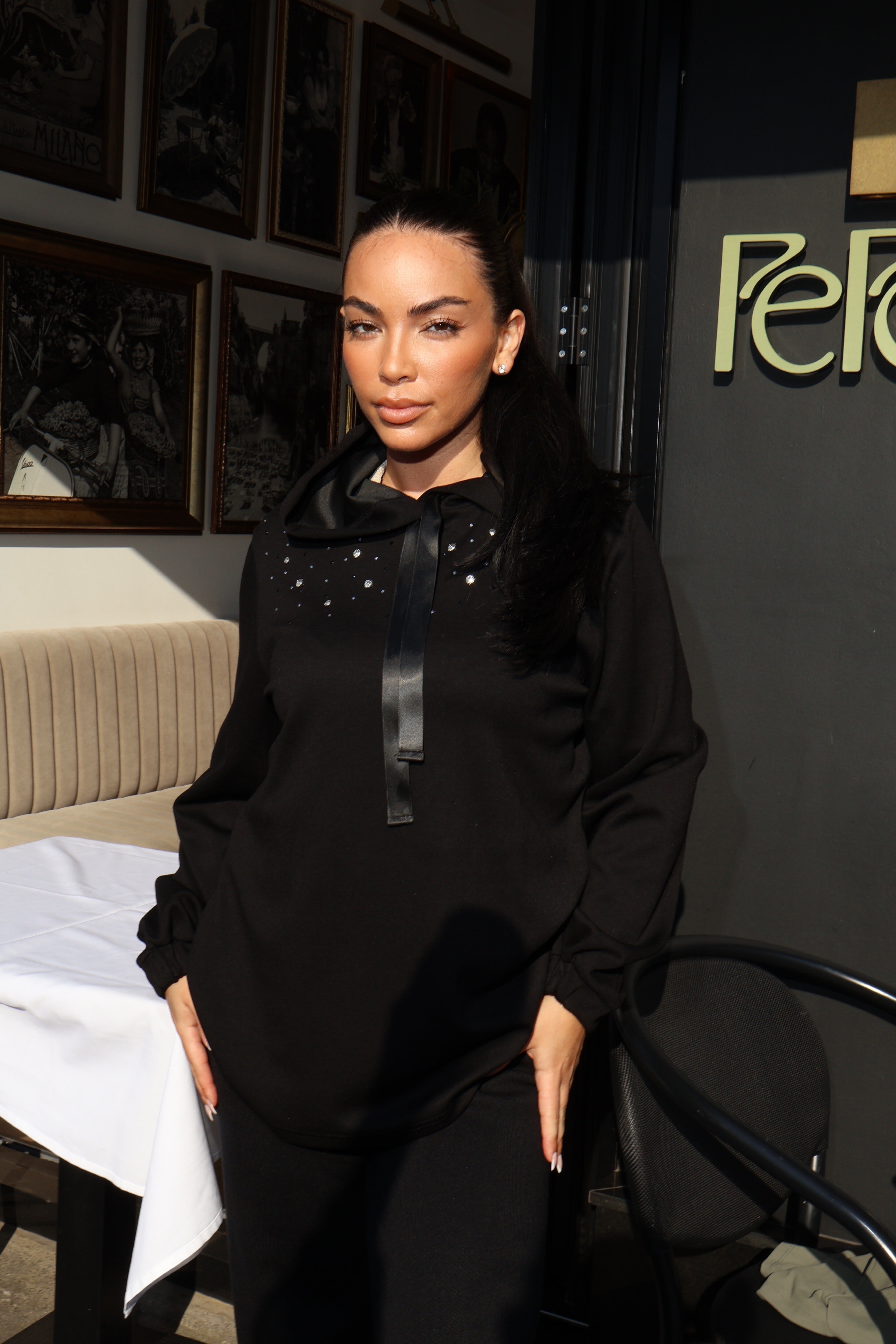 Satin Tie Lounge Co-ord Set