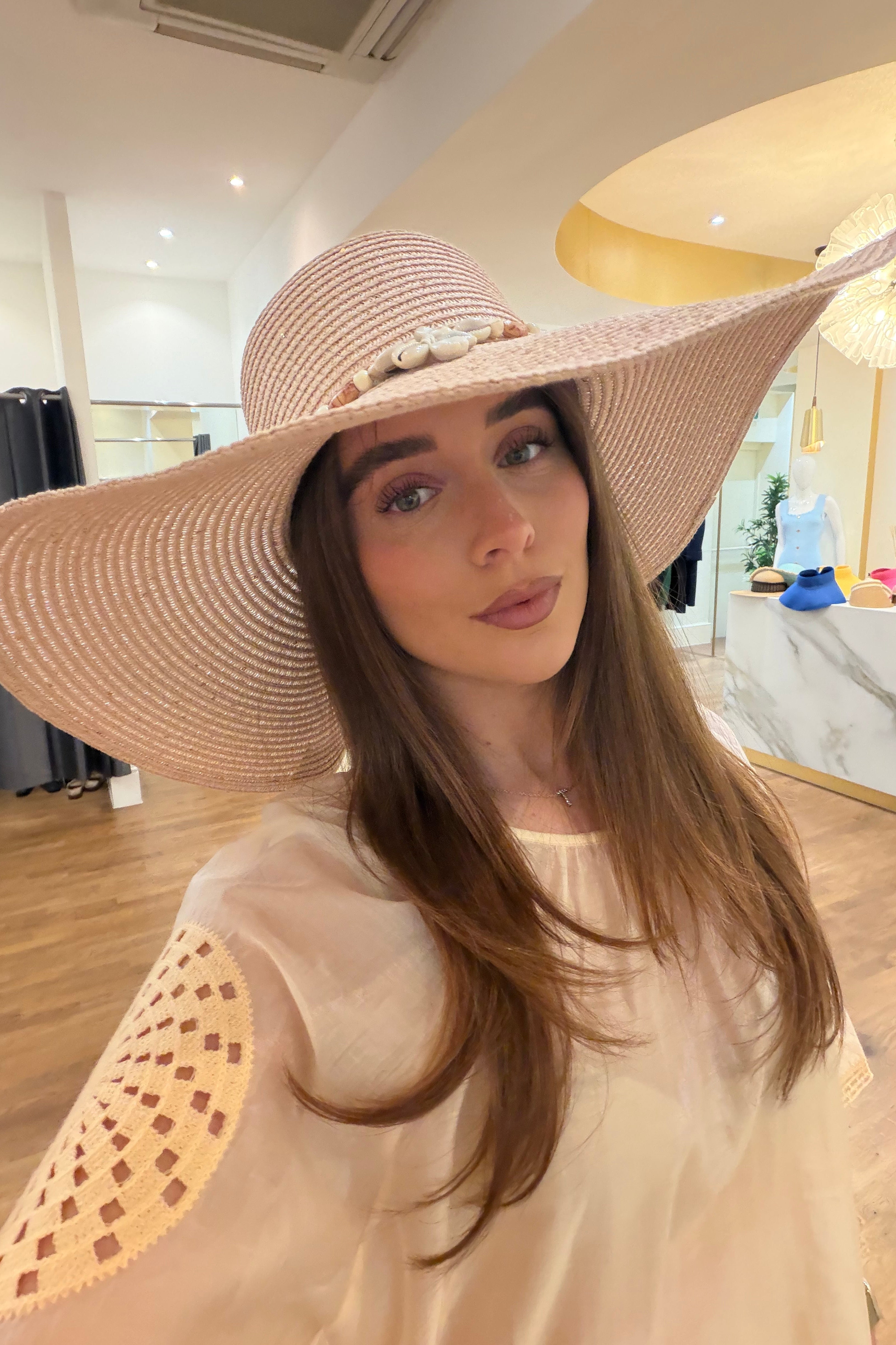Amalfi Shell Sun Hat