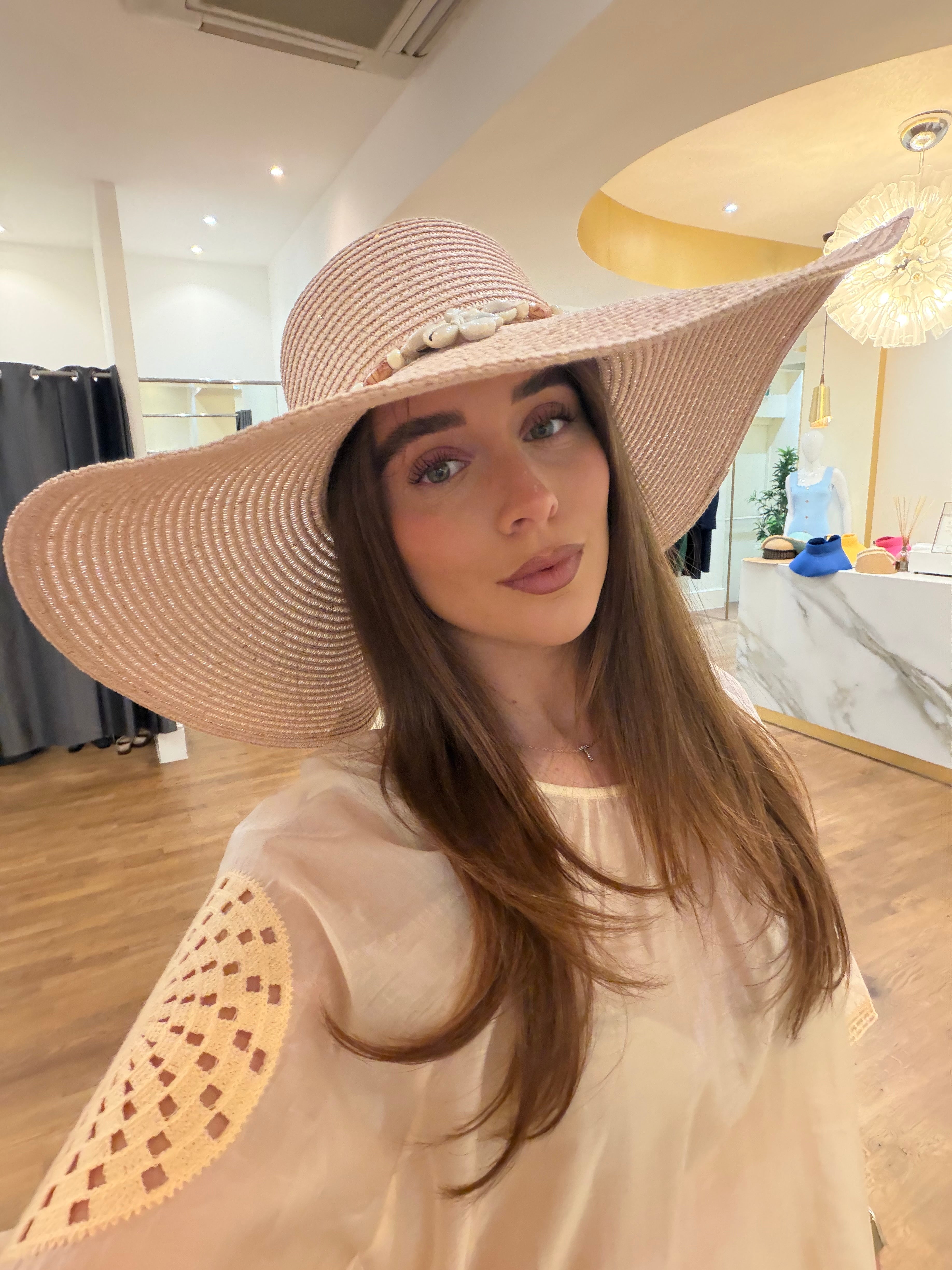 Amalfi Shell Sun Hat