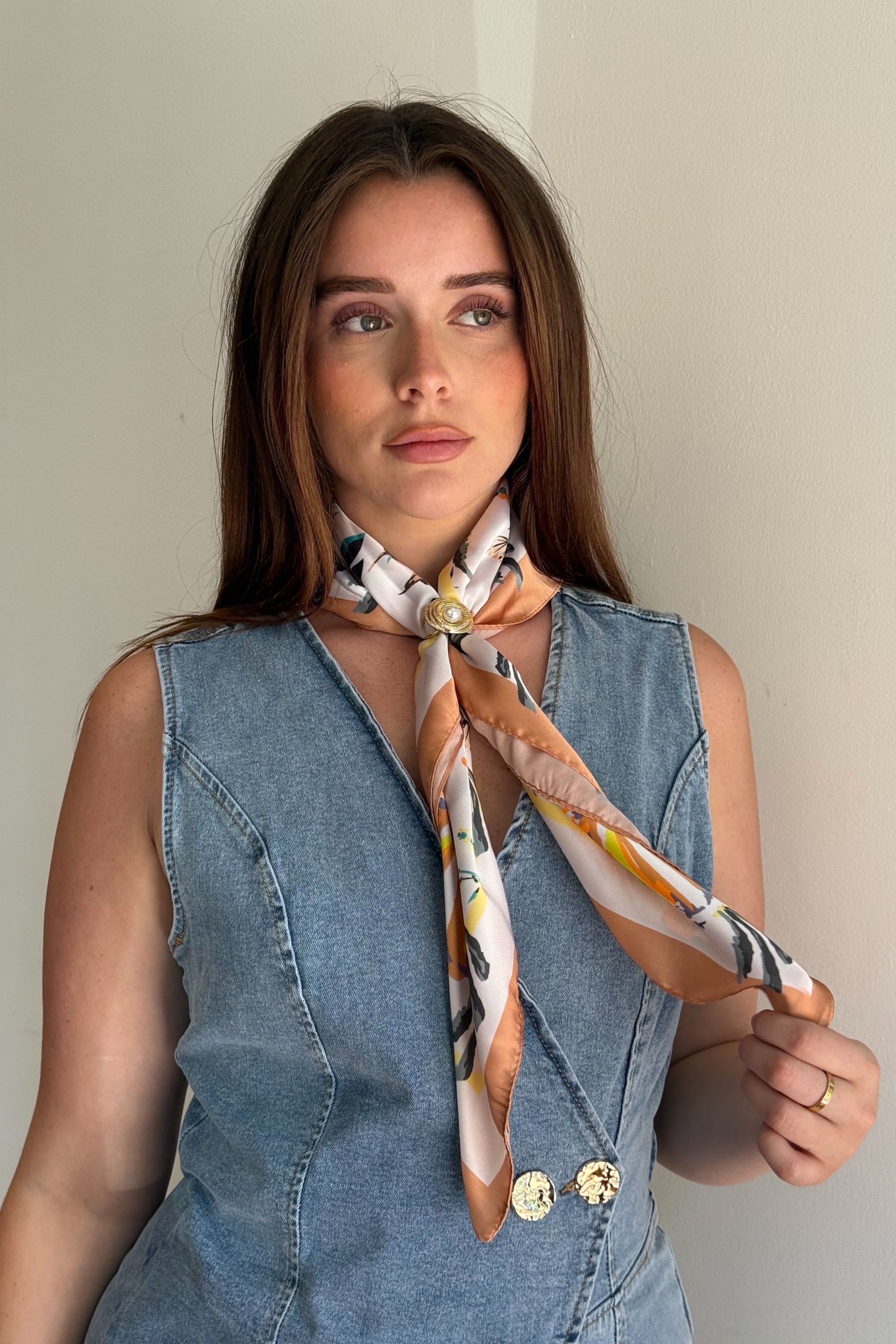 Coco Ivy Silk Scarf
