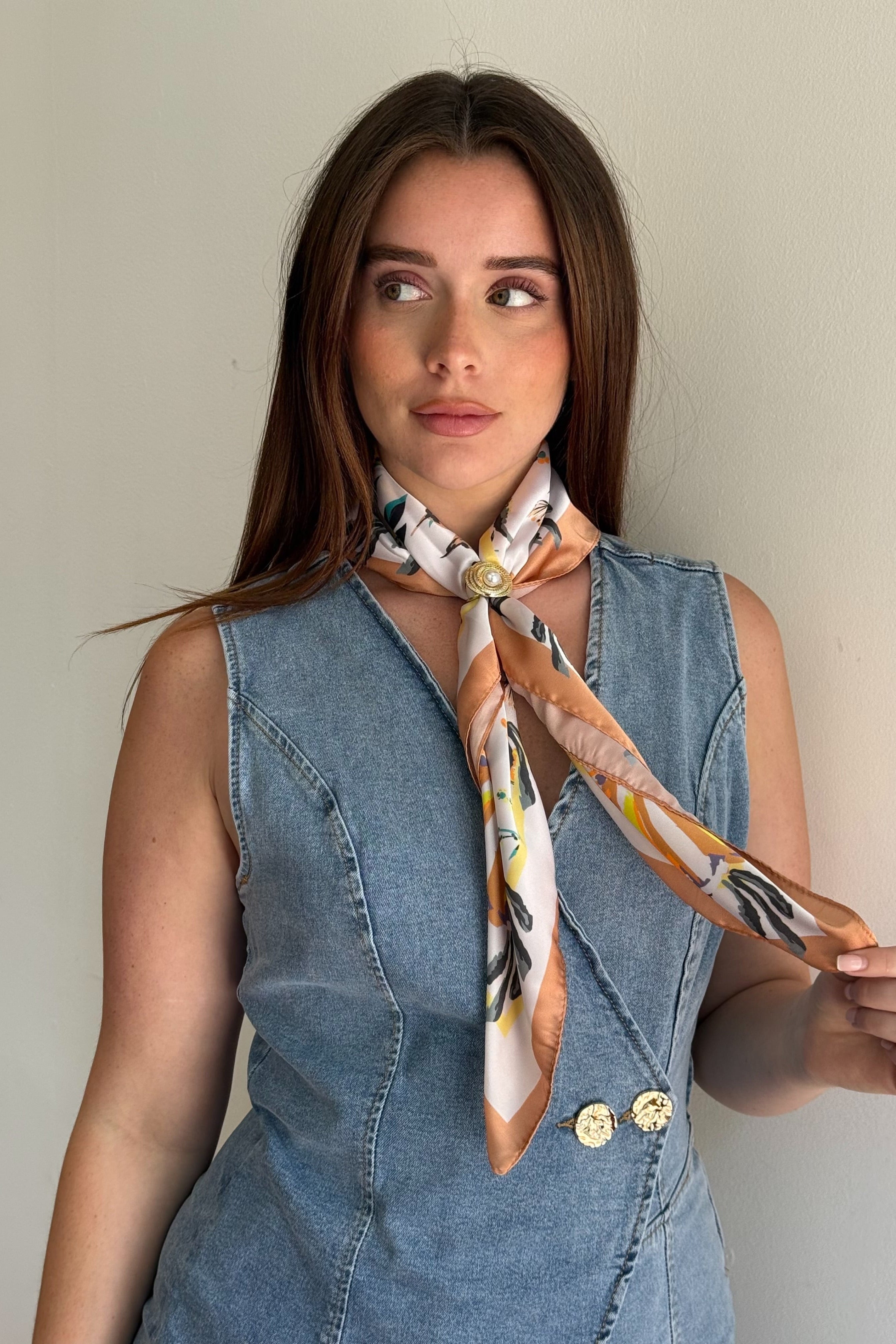 Coco Ivy Silk Scarf